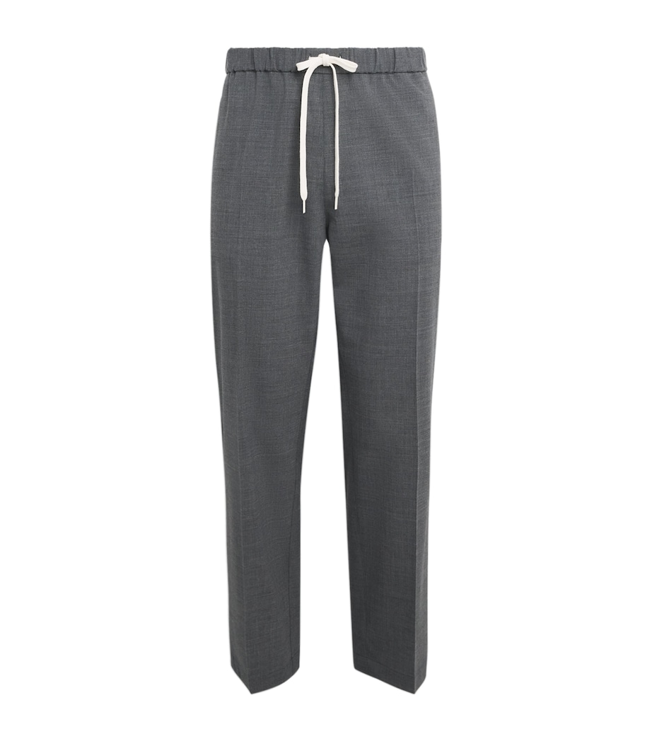 Drawstring Straight Tailored Trousers 860M Image 1