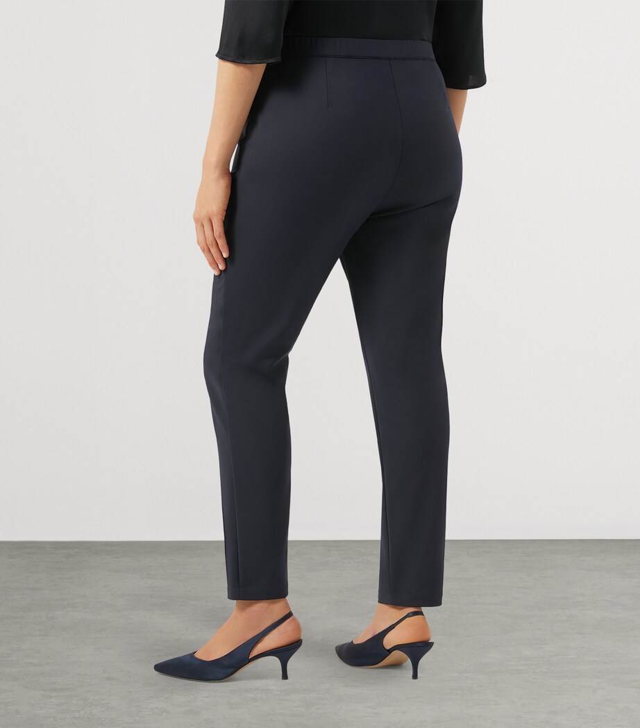 Cotton-Blend Tailored Trousers MIDNIGHTBLUE Image 5