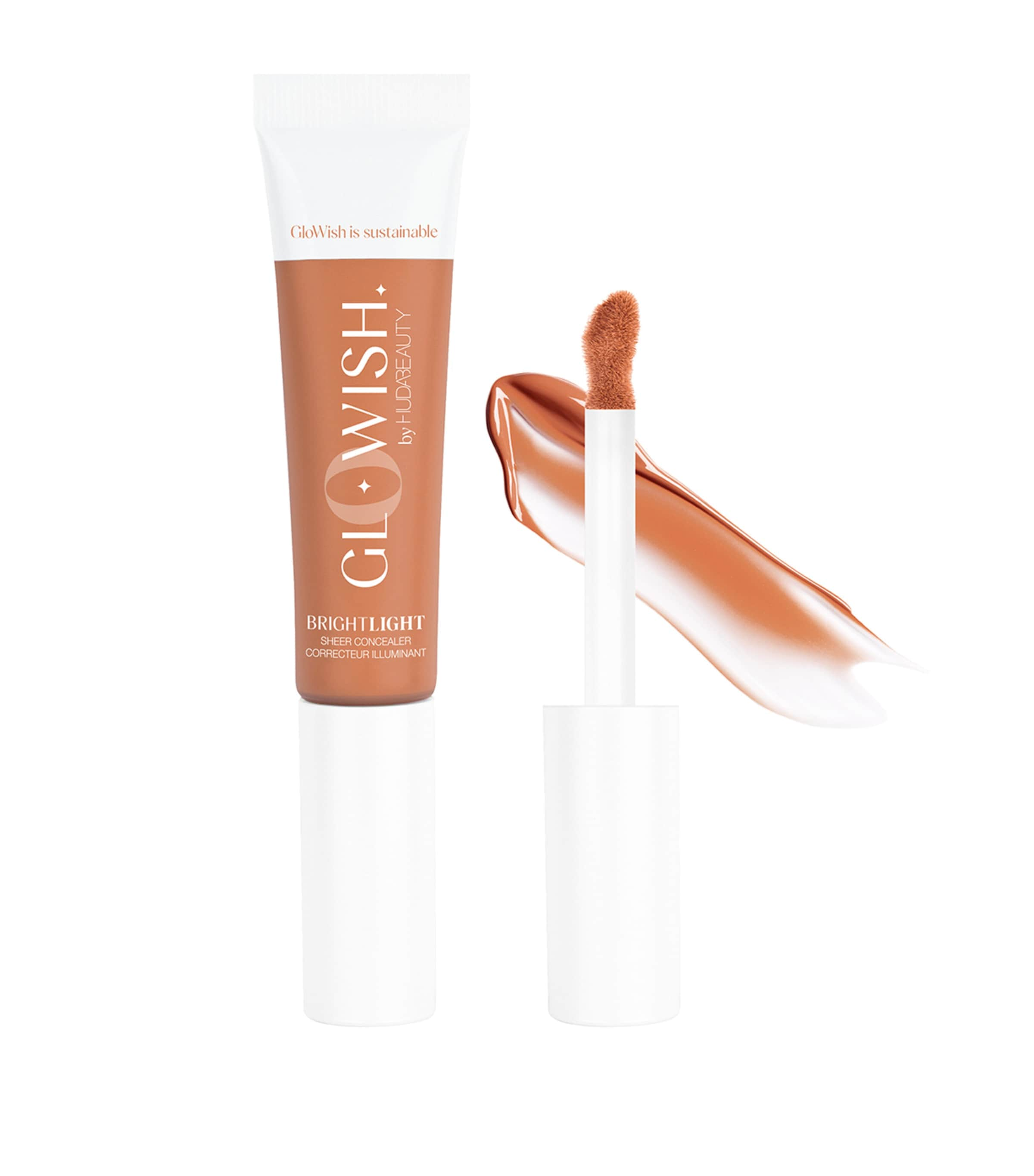 Huda Beauty Glowish Bright Light Sheer Concealer In Deep Tan