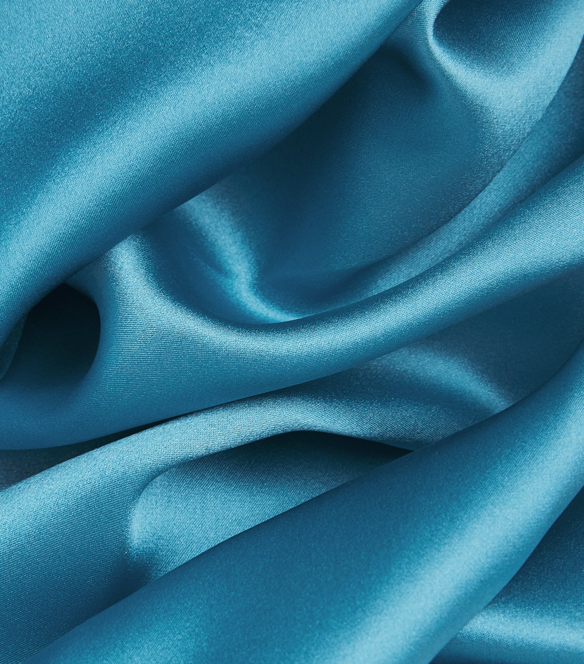 Loretta Caponi Womens Silk Viva Robe Turqouise Image 6