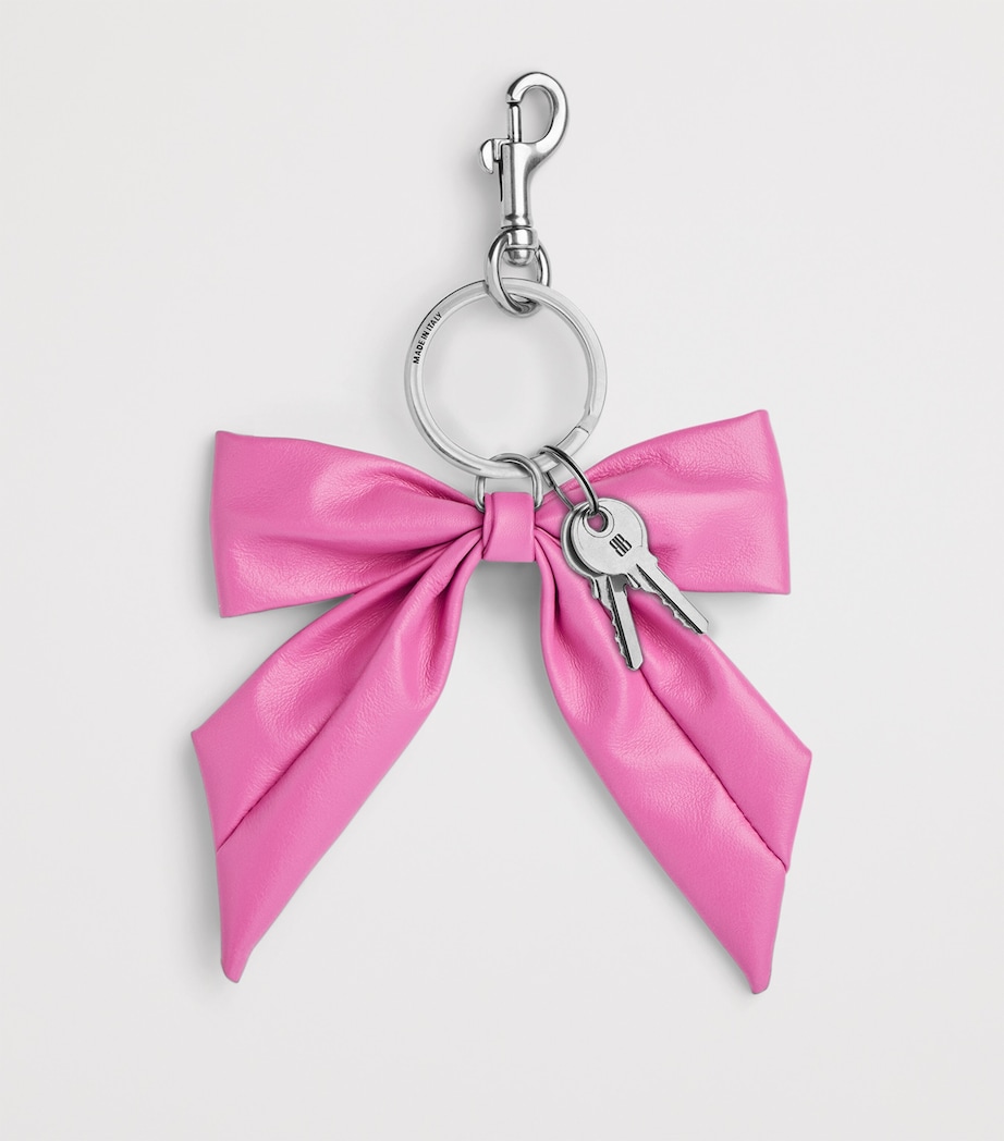 Leather Clémence Bow Keyring 5570 Image 2