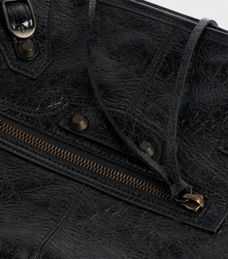 Balenciaga Crinkled Calfskin Le City Messenger Bag Image 7