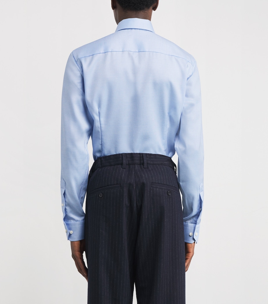 Cotton Twill Contemporary Fit Shirt 22 LIGHT BLUE Image 4