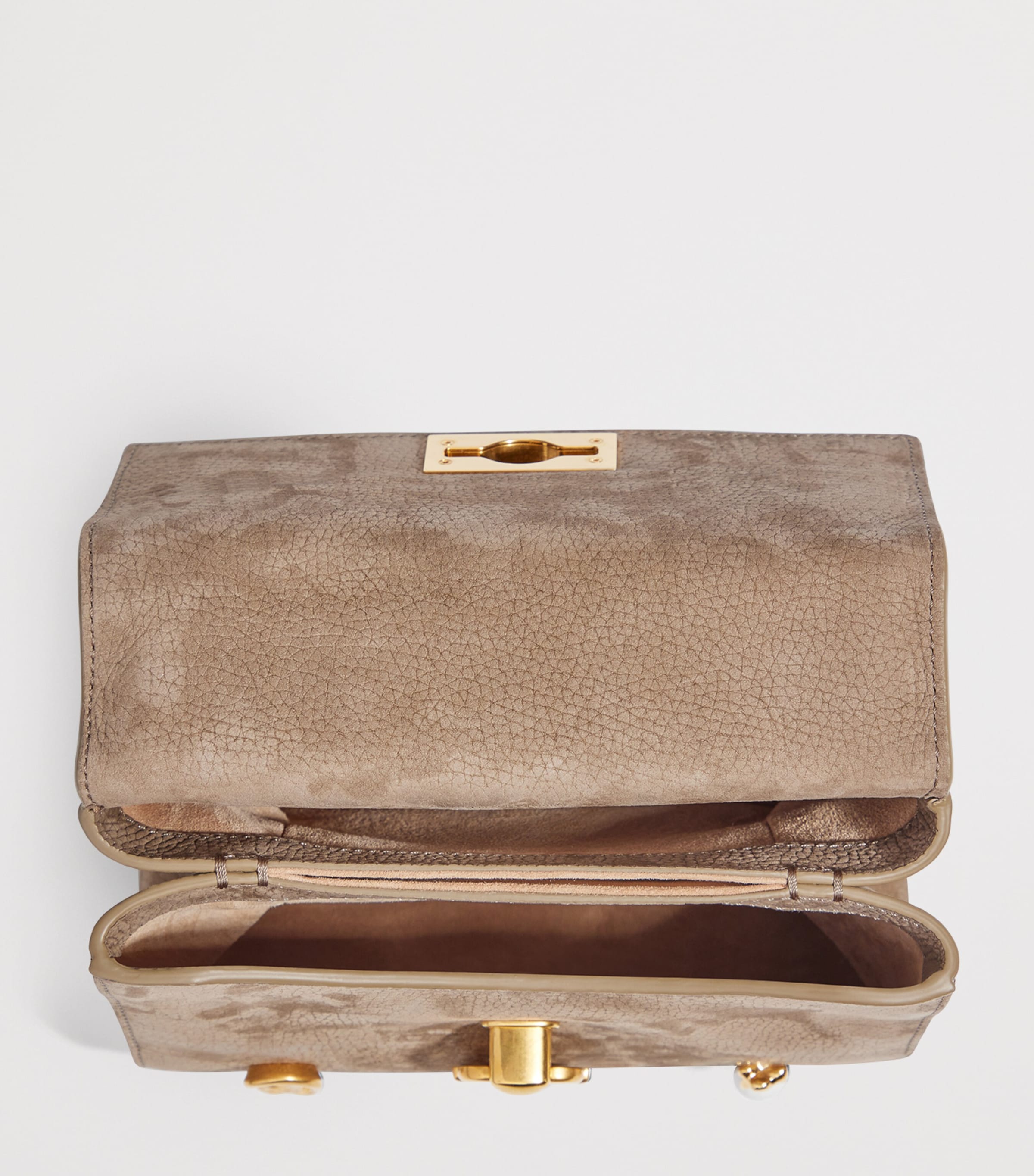 Mini Leather Bijoux Secret Top-Handle Bag 891 ELEPHANT Image 4