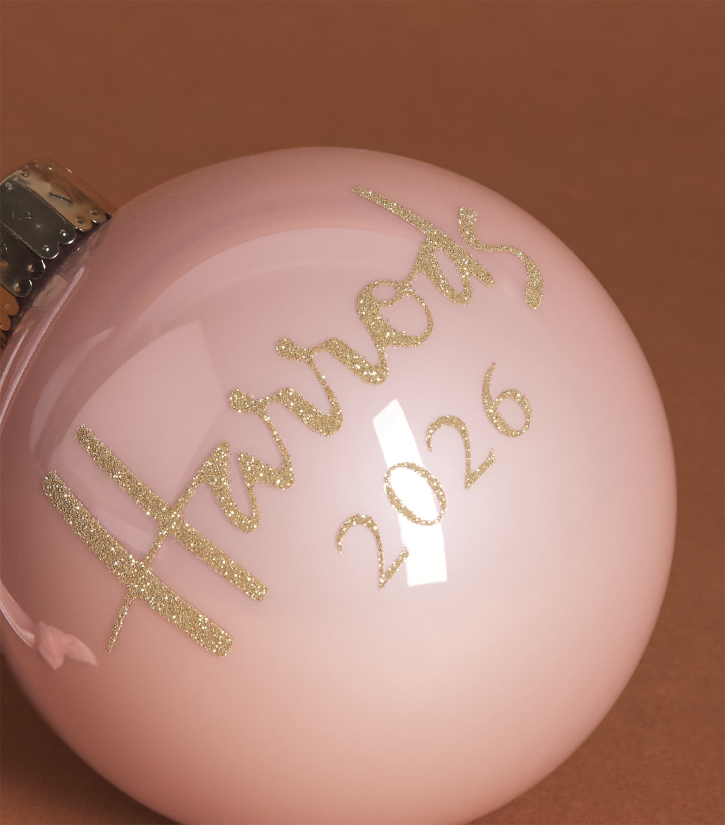 Harrods 2026 Year Bauble Pink Image 2