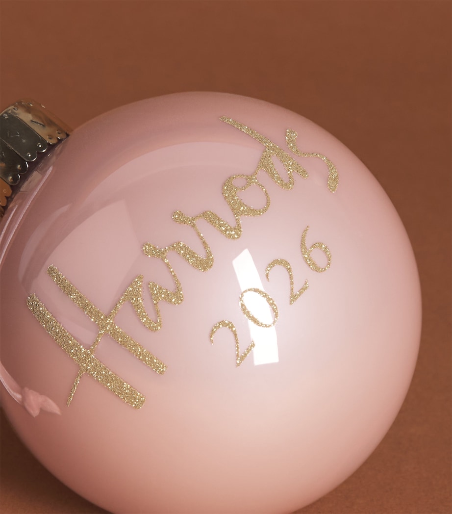 Harrods 2026 Year Bauble Pink Image 2