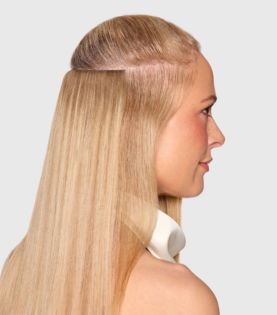 Beauty Works x Huda BARELY THERE Mix & Match Volumiser Clip-In Hair Extensions (18") CHAMPAGNE BLONDE Image 5