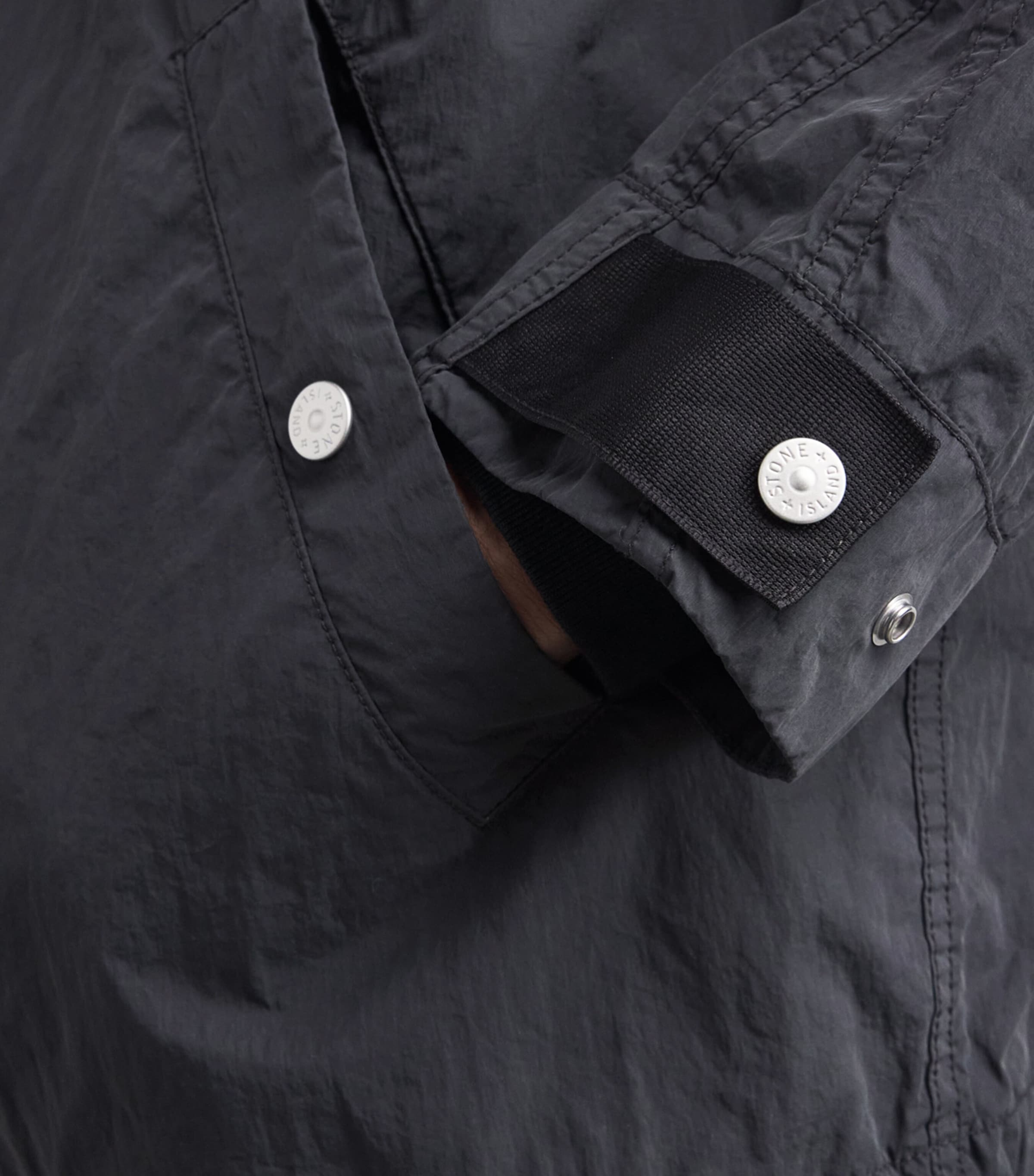 Stone Island Mens Garment-Dyed Nylon TC Parka Image 3