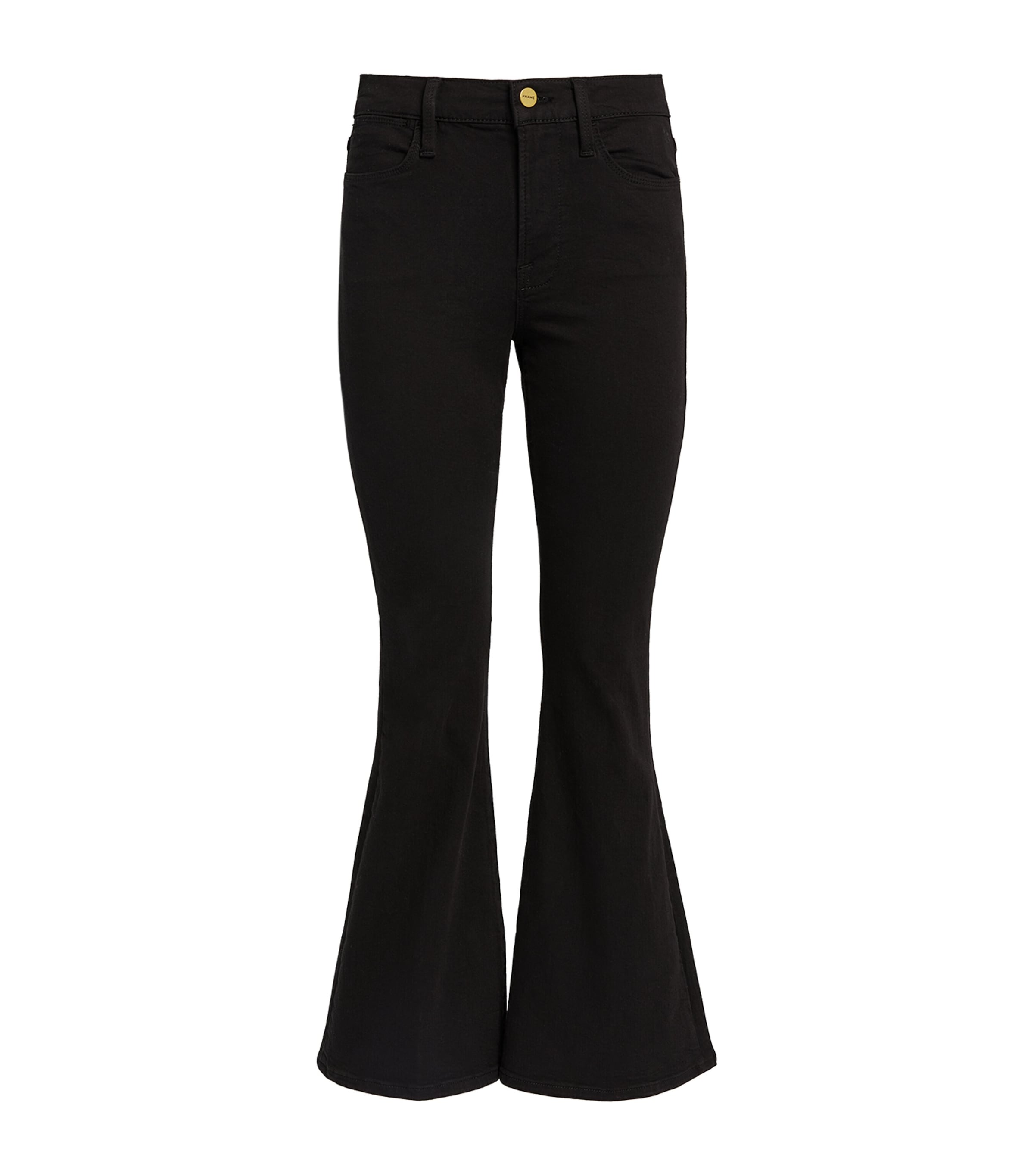 FRAME LE PIXIE HIGH-RISE FLARED JEANS 