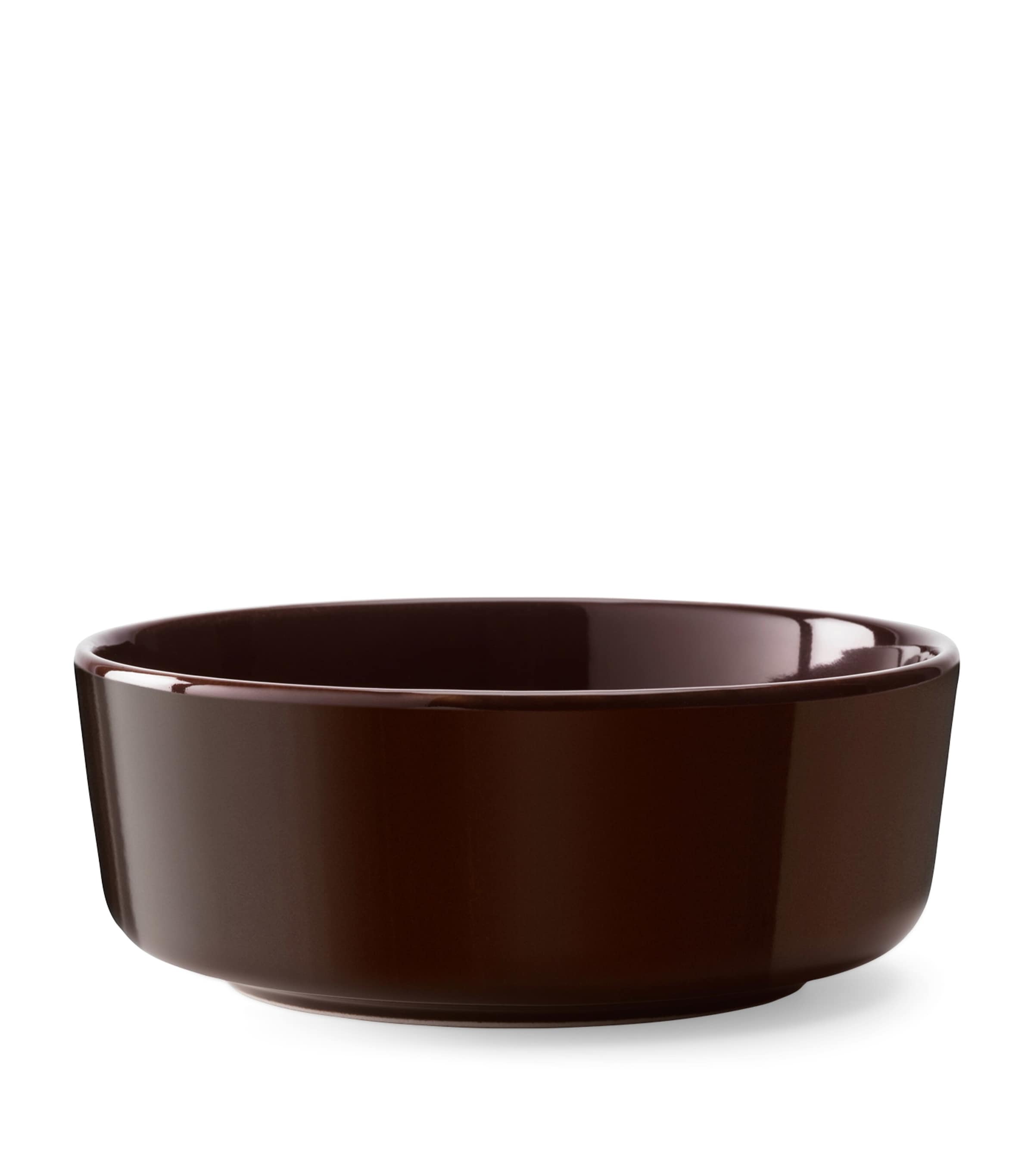 Set of 2 Porcelain Collective Cereal/Soup Bowls (15cm) MOCHA Image 2