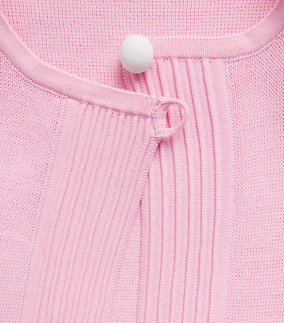 Edeline Lee Womens Knitted Sylvia Cardigan Pink Image 6