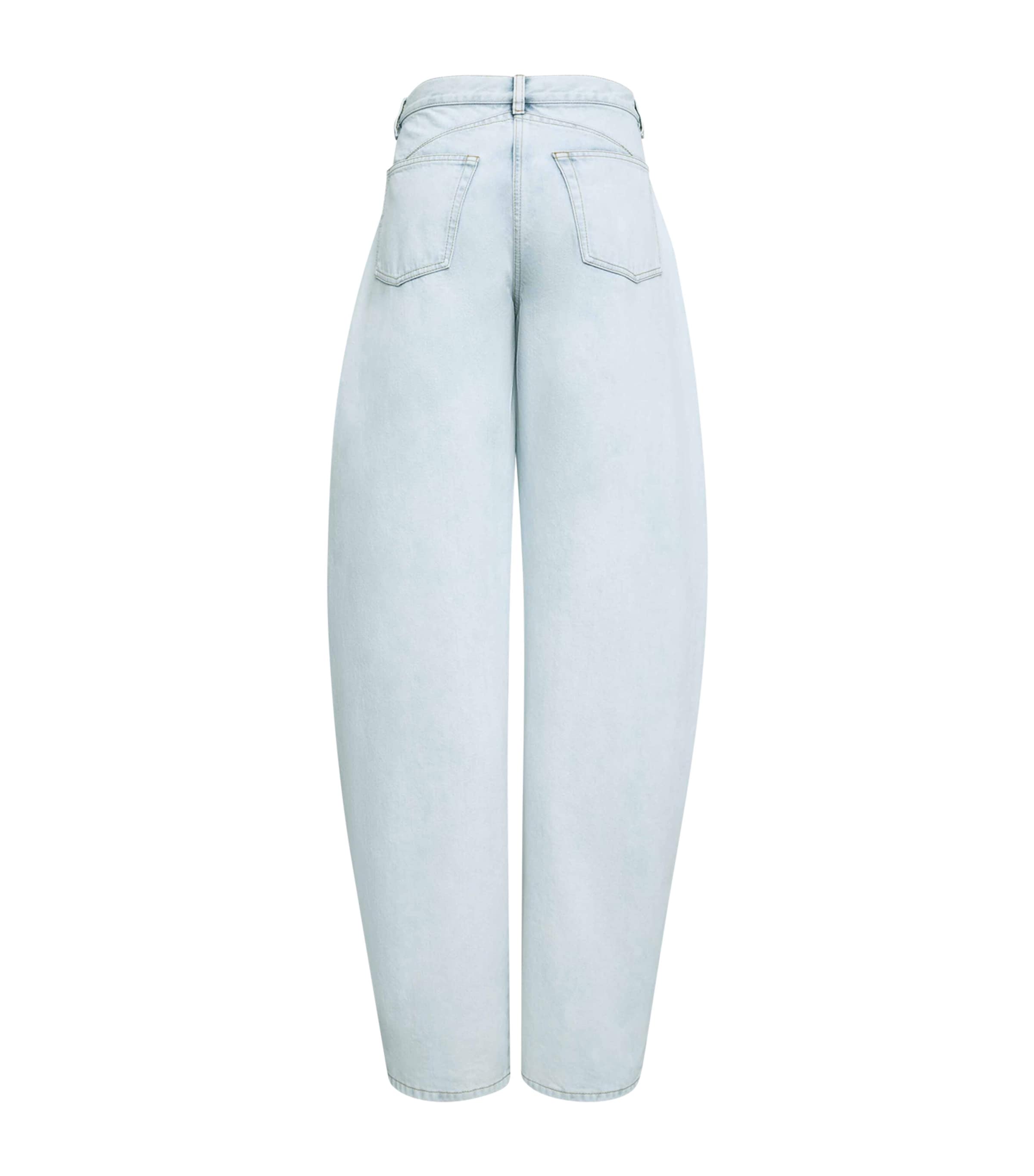 Round Wide-Leg Jeans BLEU GIVRE Image 5
