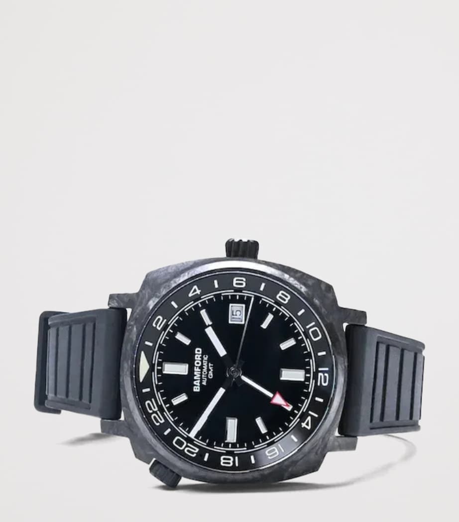 Bamford London Forged Carbon GMT Watch 40mm Black Image 3