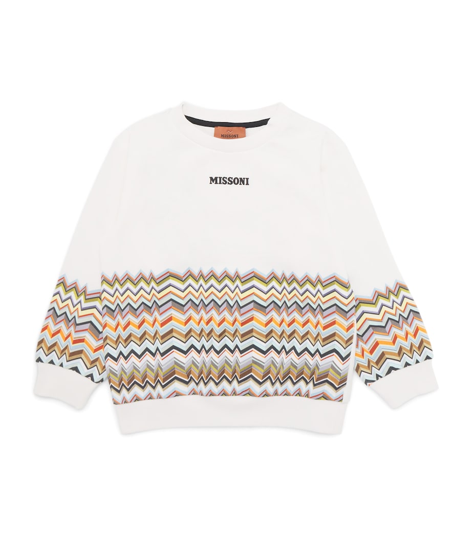 Missoni Kids Cotton Zigzag Sweatshirt (4-14 Years) Image 1