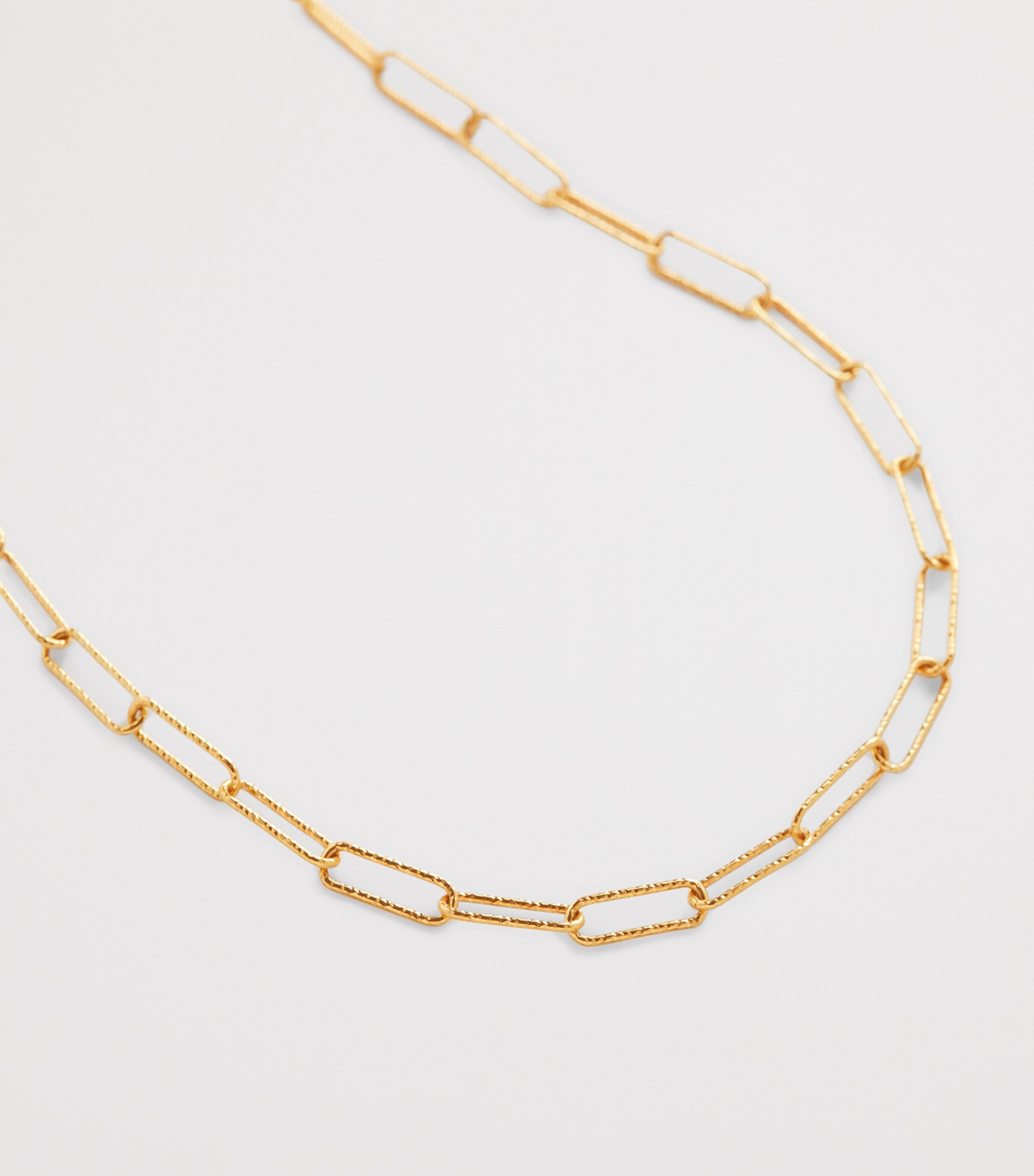 Monica Vinader Gold Vermeil Alta Necklace Gold Vermeil Image 2