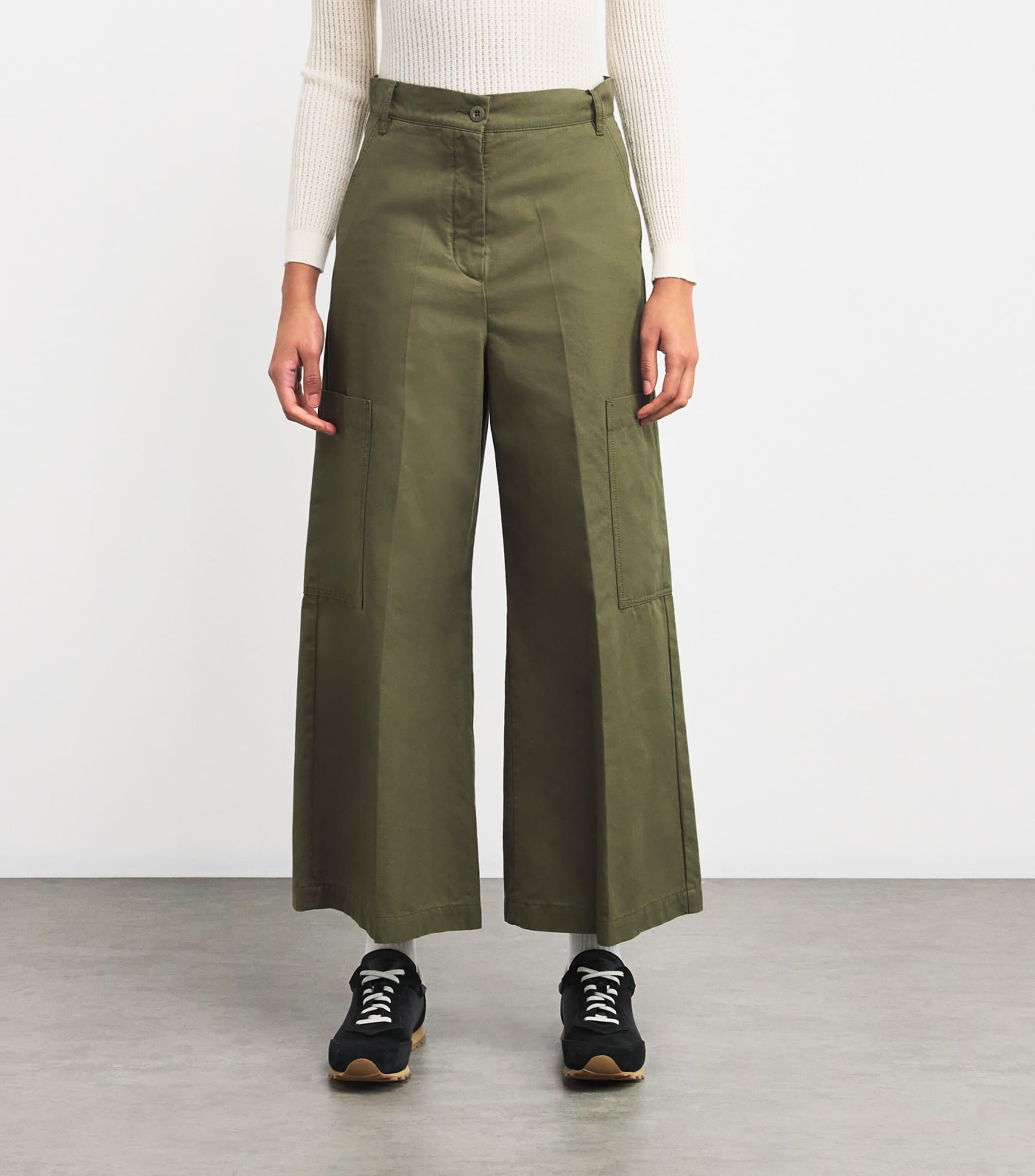 Weekend Max Mara Cotton Canvas Cargo Trousers | Harrods US