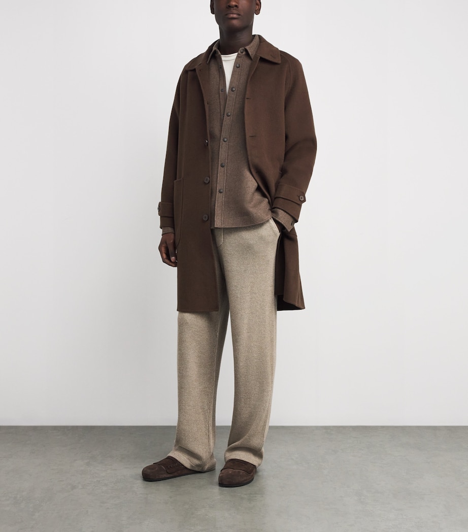 Wool Chelsea Overshirt BROWN Image 2