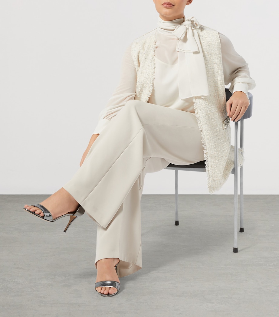 Embellished Ginnico Waistcoat IVORY Image 4