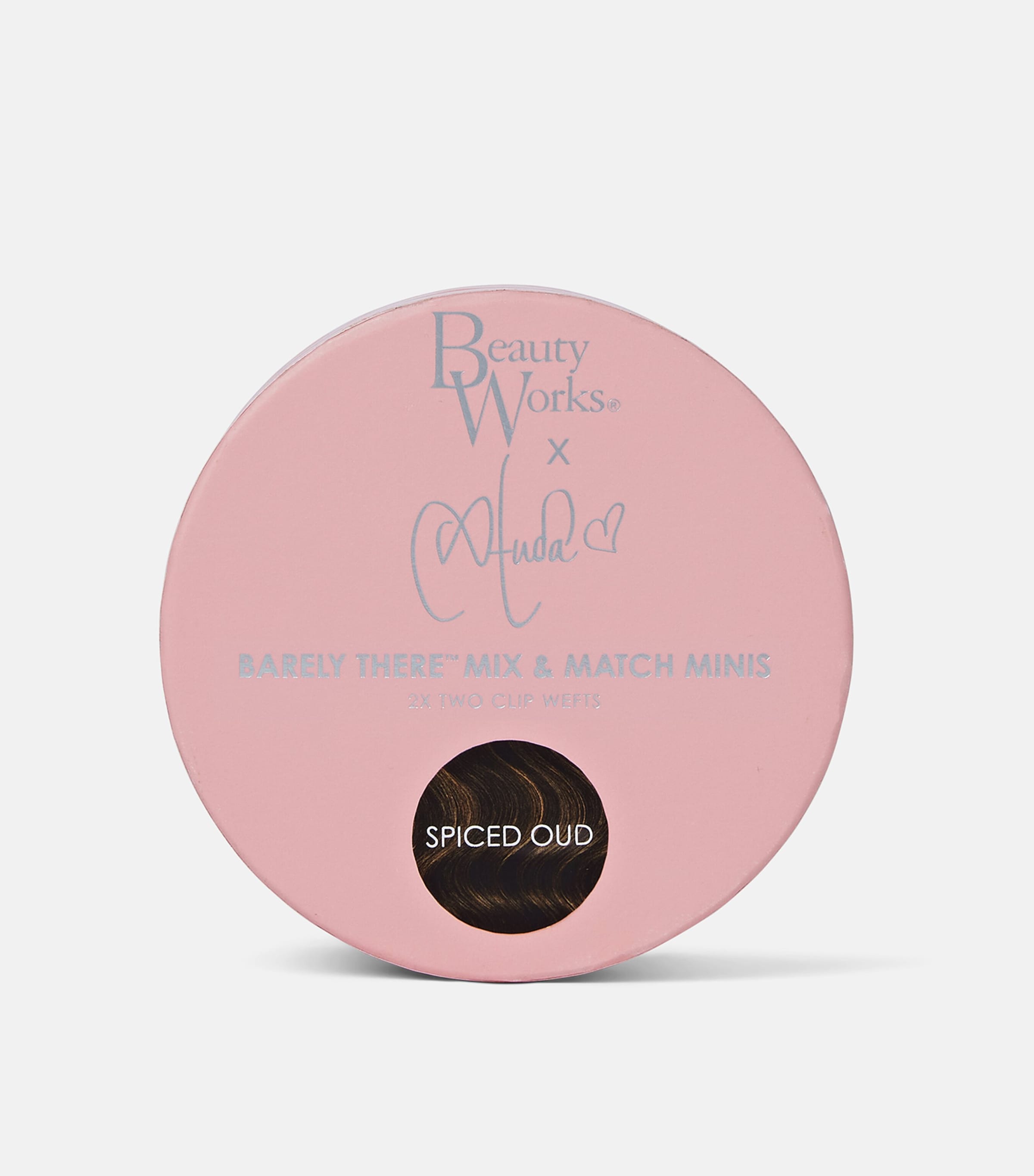 Beauty Works x Huda BARELY THERE Mix & Match Minis Clip-In Hair Extensions (20") ARABIA DOLL Image 3