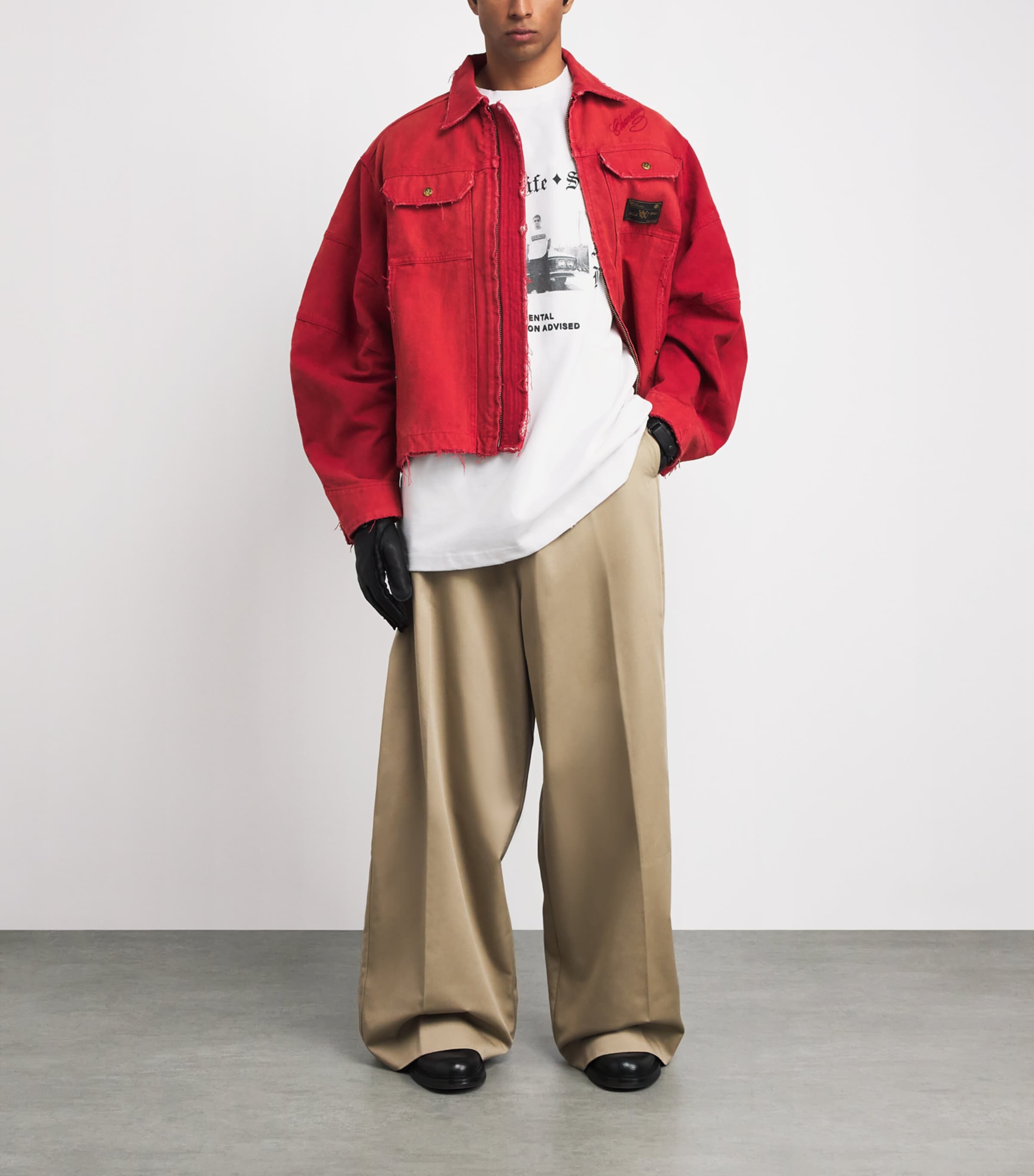 Cotton Lifestyle Northsider T-Shirt WHITE Image 2