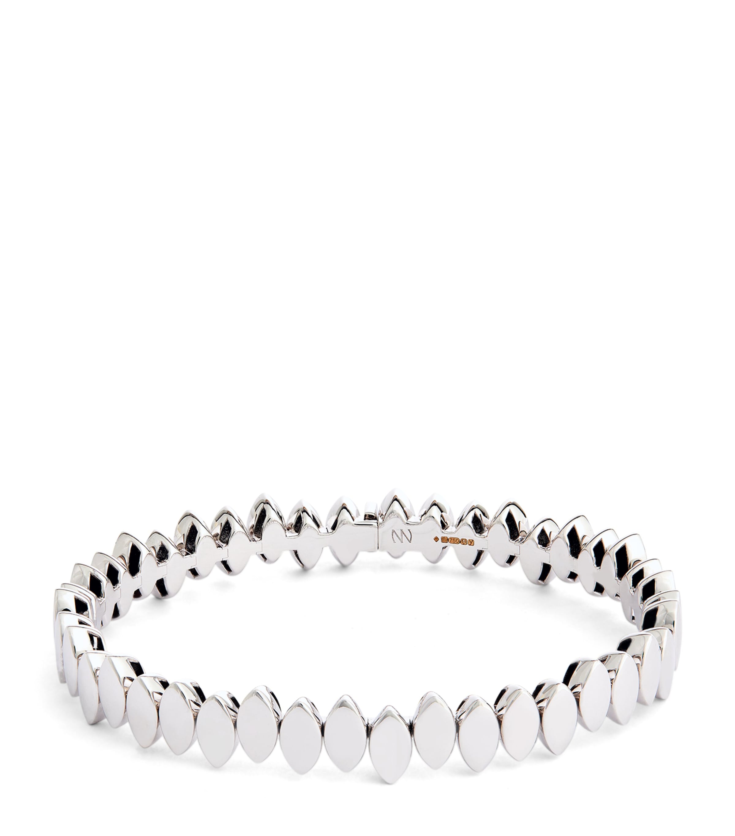 White Gold Navette Bracelet WHITE GOLD Image 1