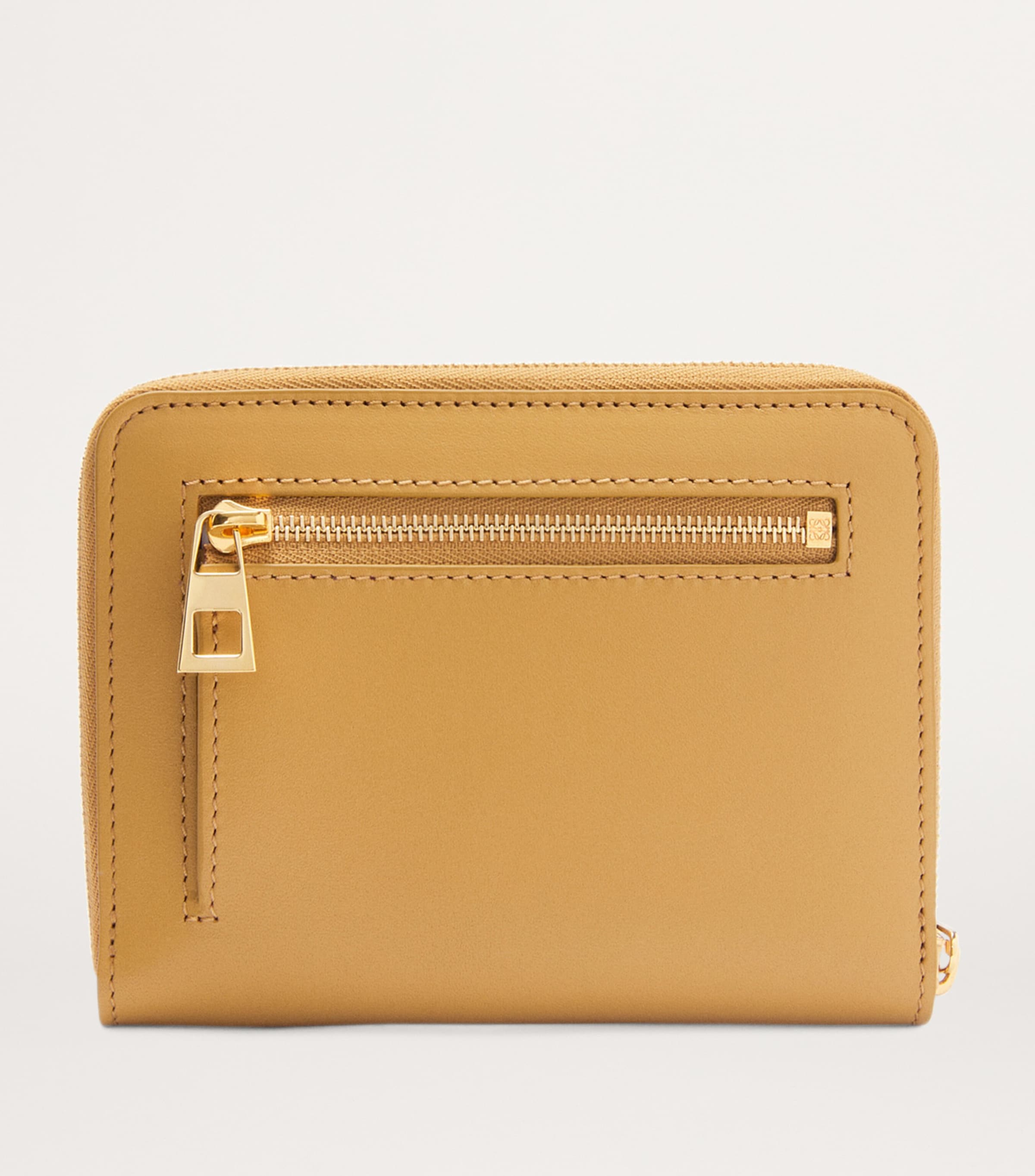 LOEWE Leather Knot Zip-Around Wallet Sahara/crimson Image 3