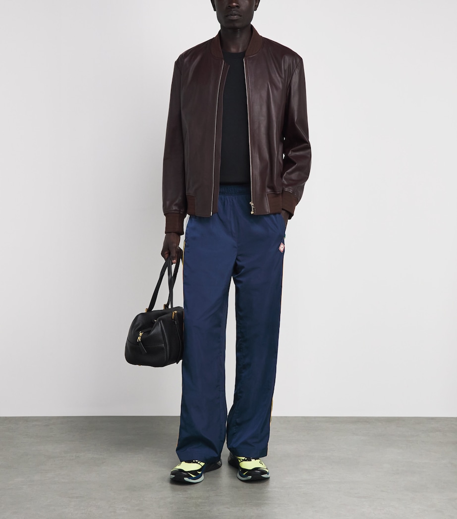 Casablanca Mens Logo Track Pants Nav/grn/wht/ylw Image 2