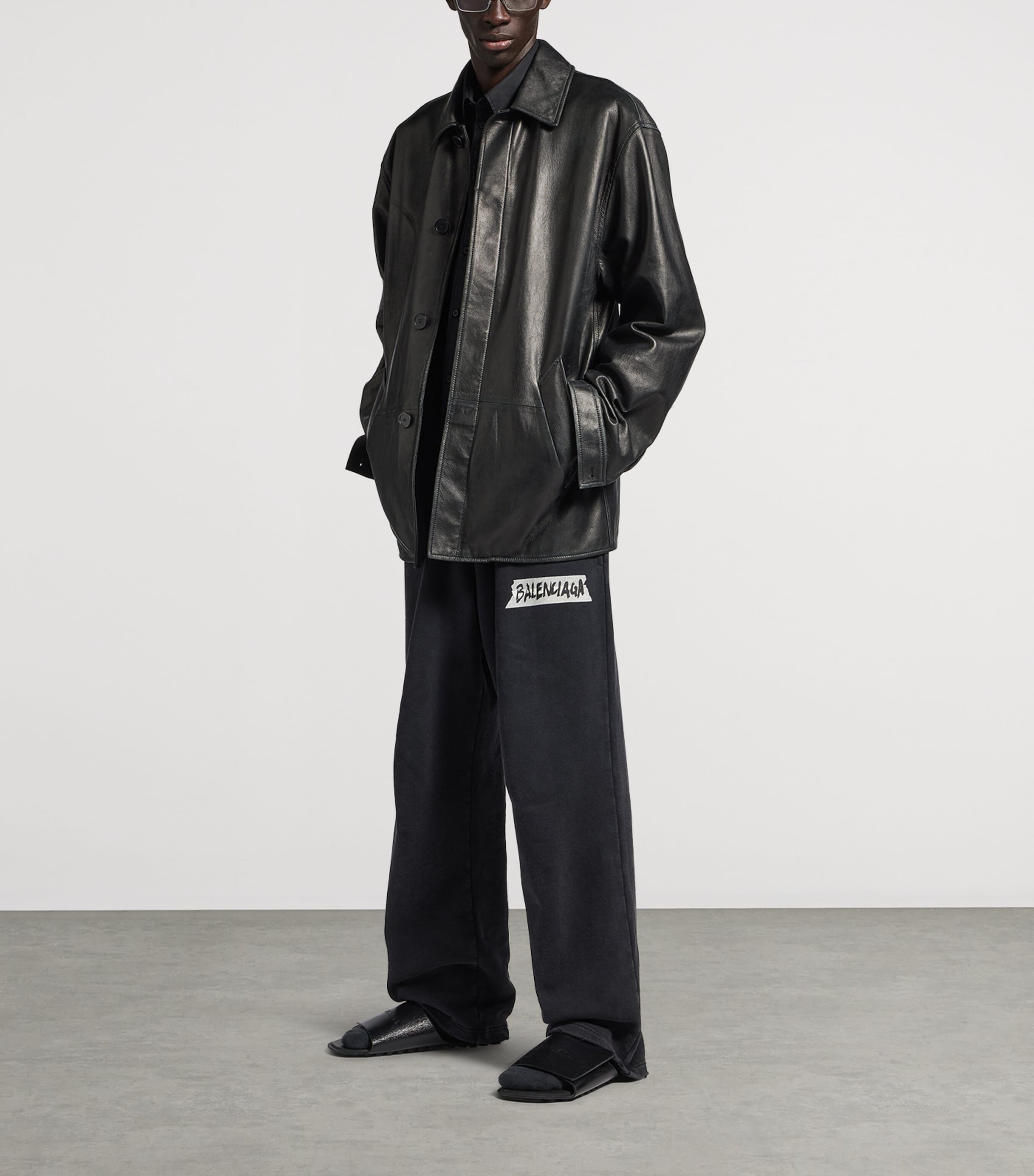 Oversized Leather Jacket 1000 Image 3