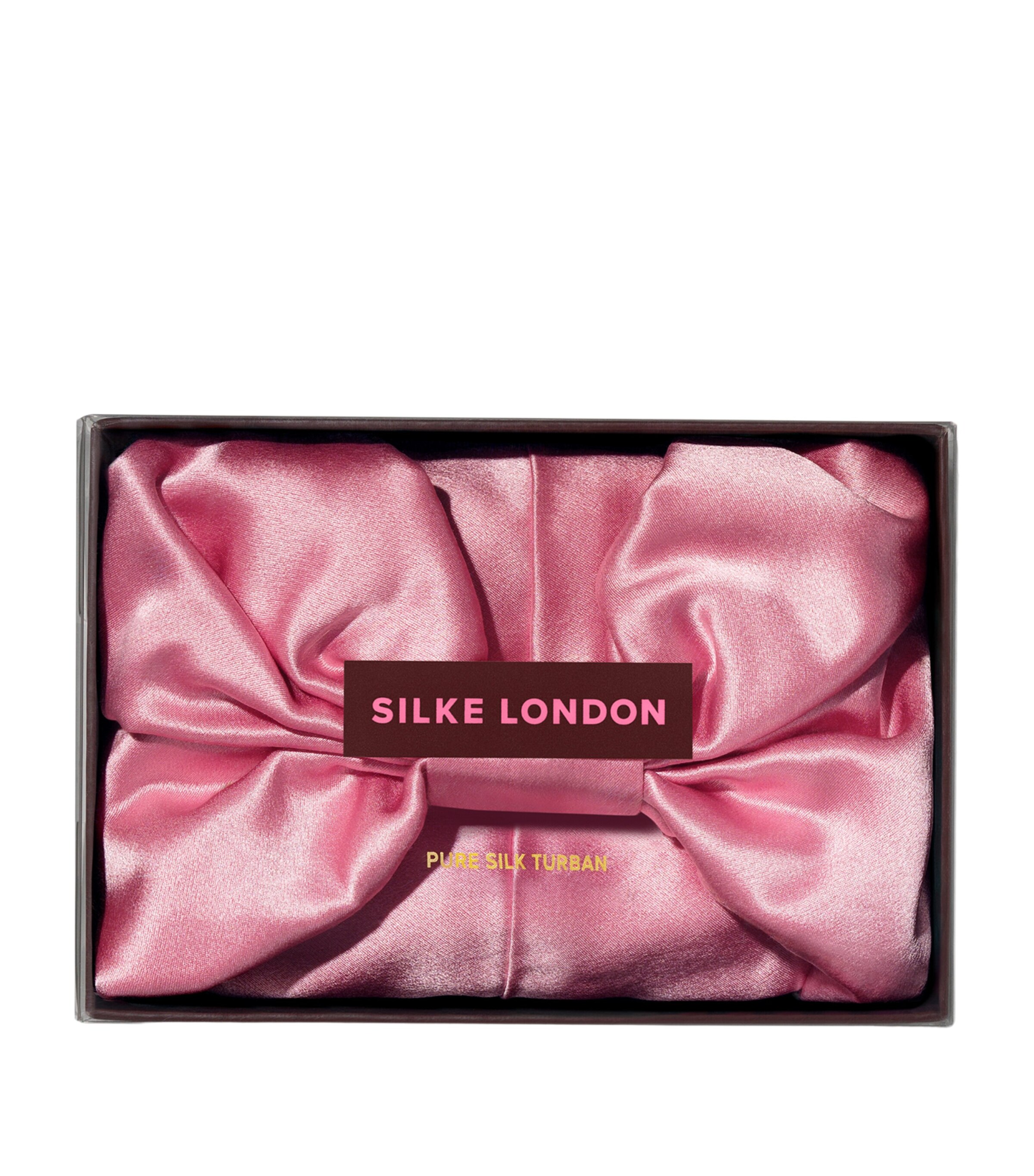 SILKE Mulberry Silk Hair Bonnet Powder Pink Image 2