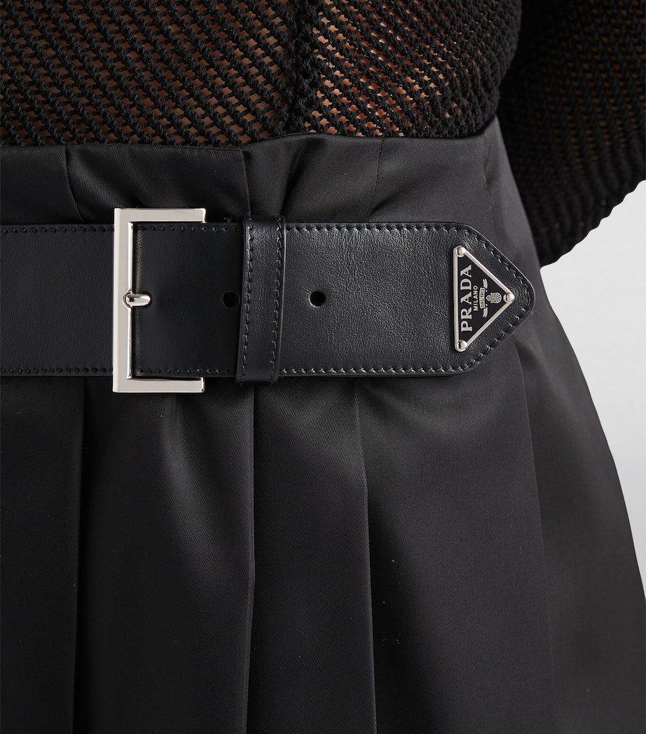 Re-Nylon Pleated Midi Skirt F0002 Image 5