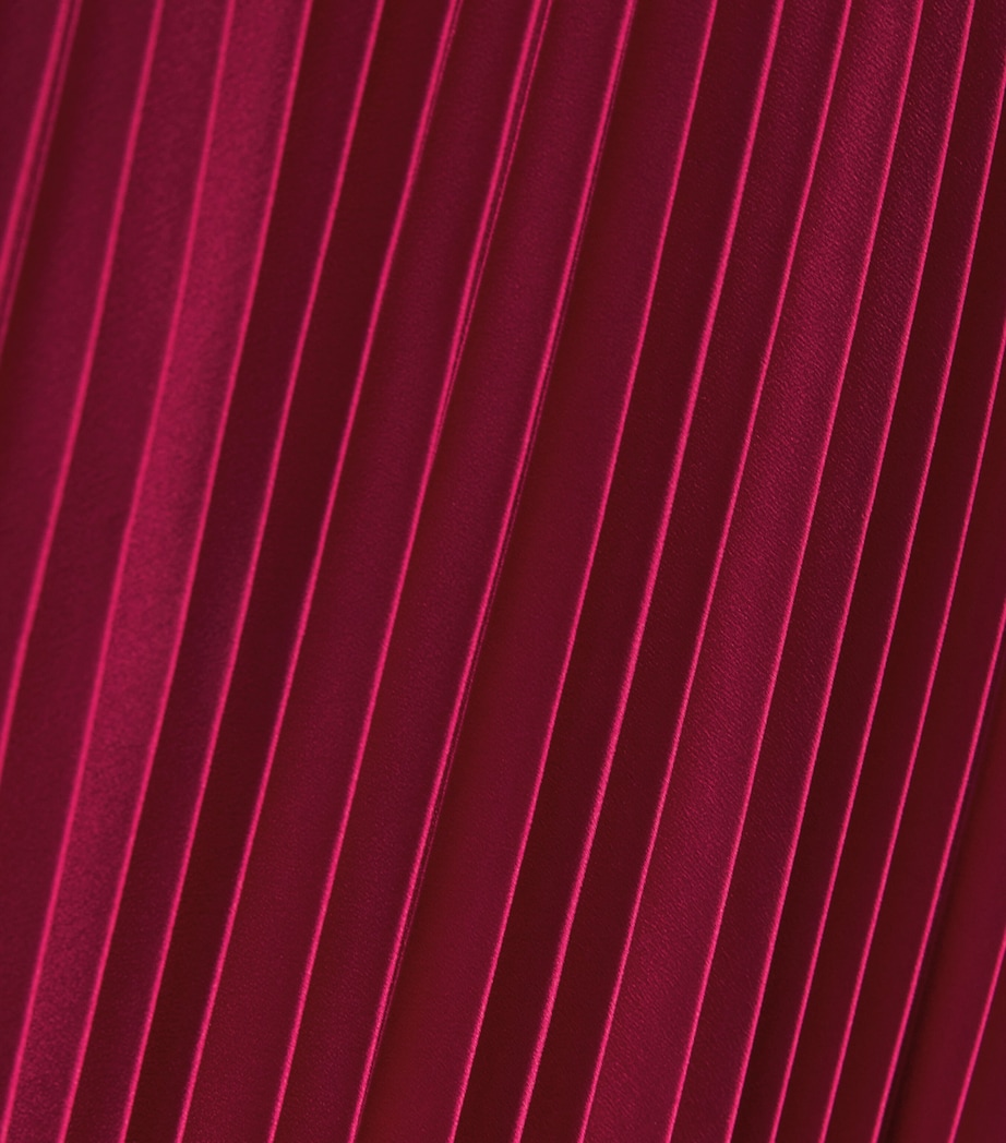 Ade Knit Weave Plissé Skirt RUBY Image 5