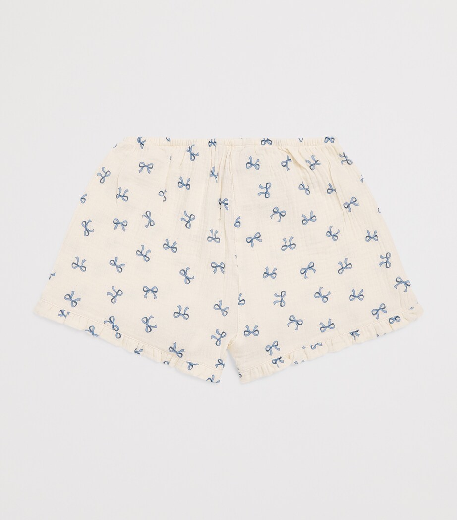 Organic Cotton Coco Shorts (5-10 Years) BOW BLEU Image 2
