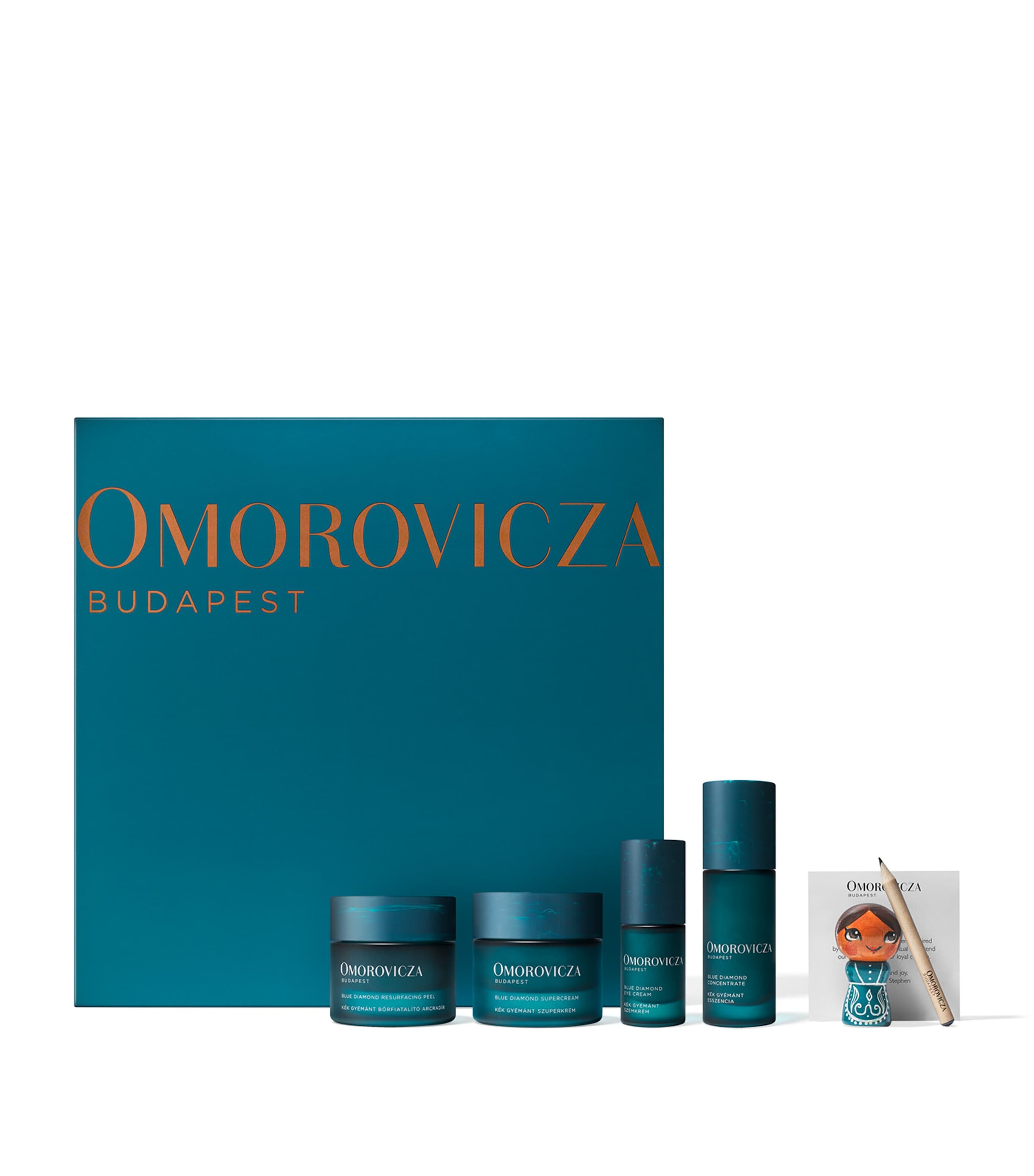Omorovicza Blue Diamond Quartet Skincare Gift Set In Multi