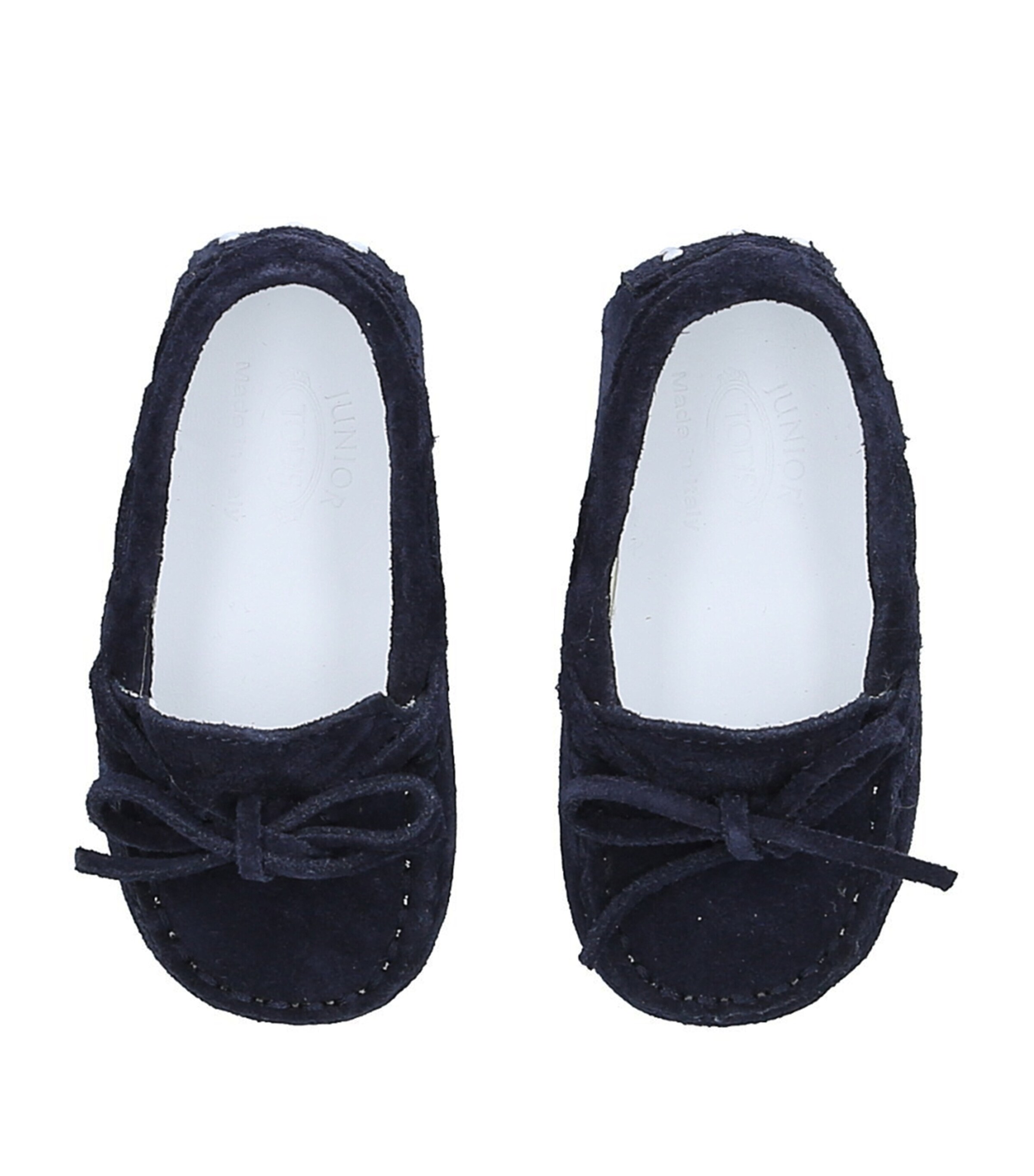 Tod's Suede Gommini Loafers Navy Image 4