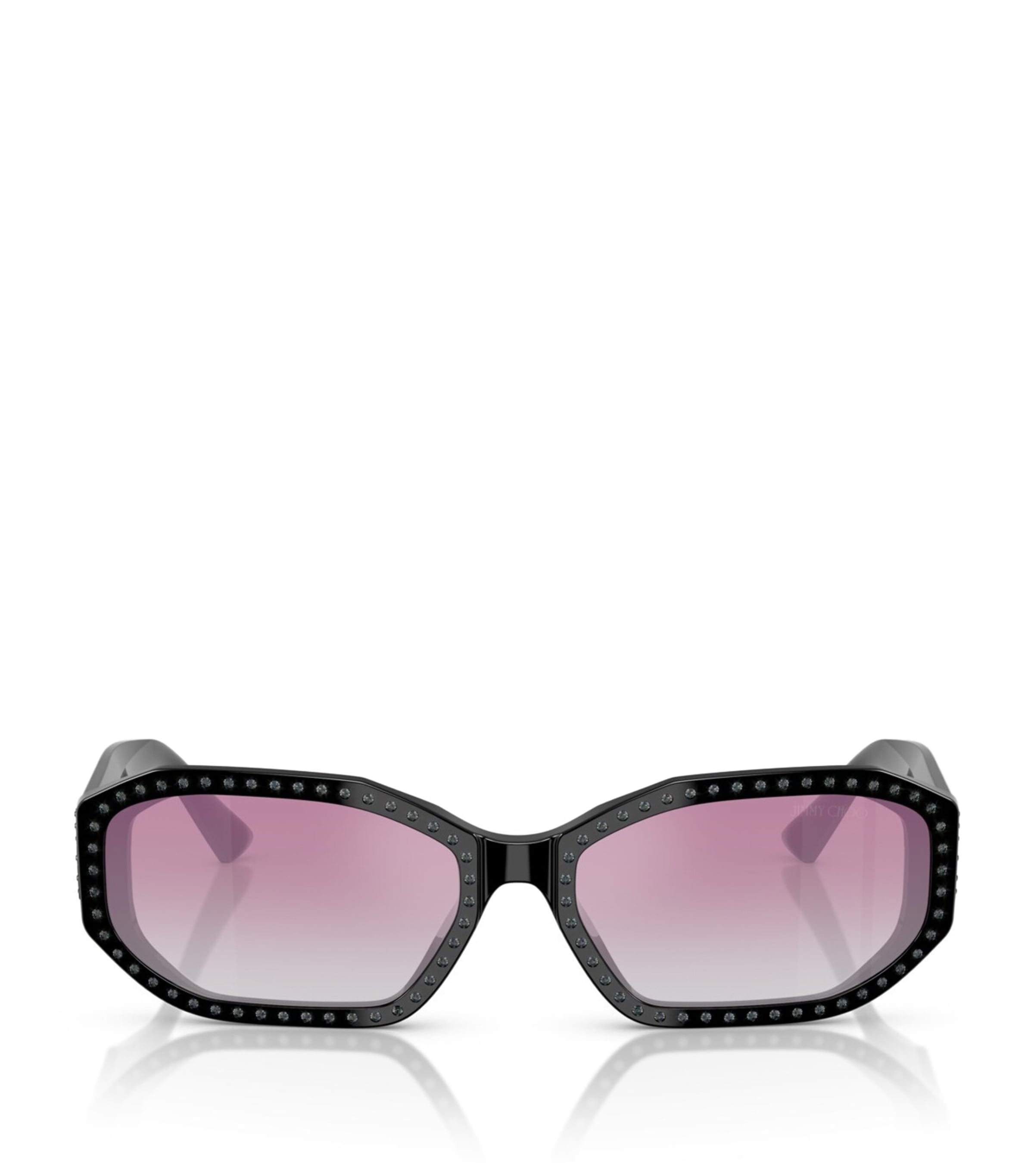 Jimmy Choo Acetate Jc5021bu Sunglasses In Pink