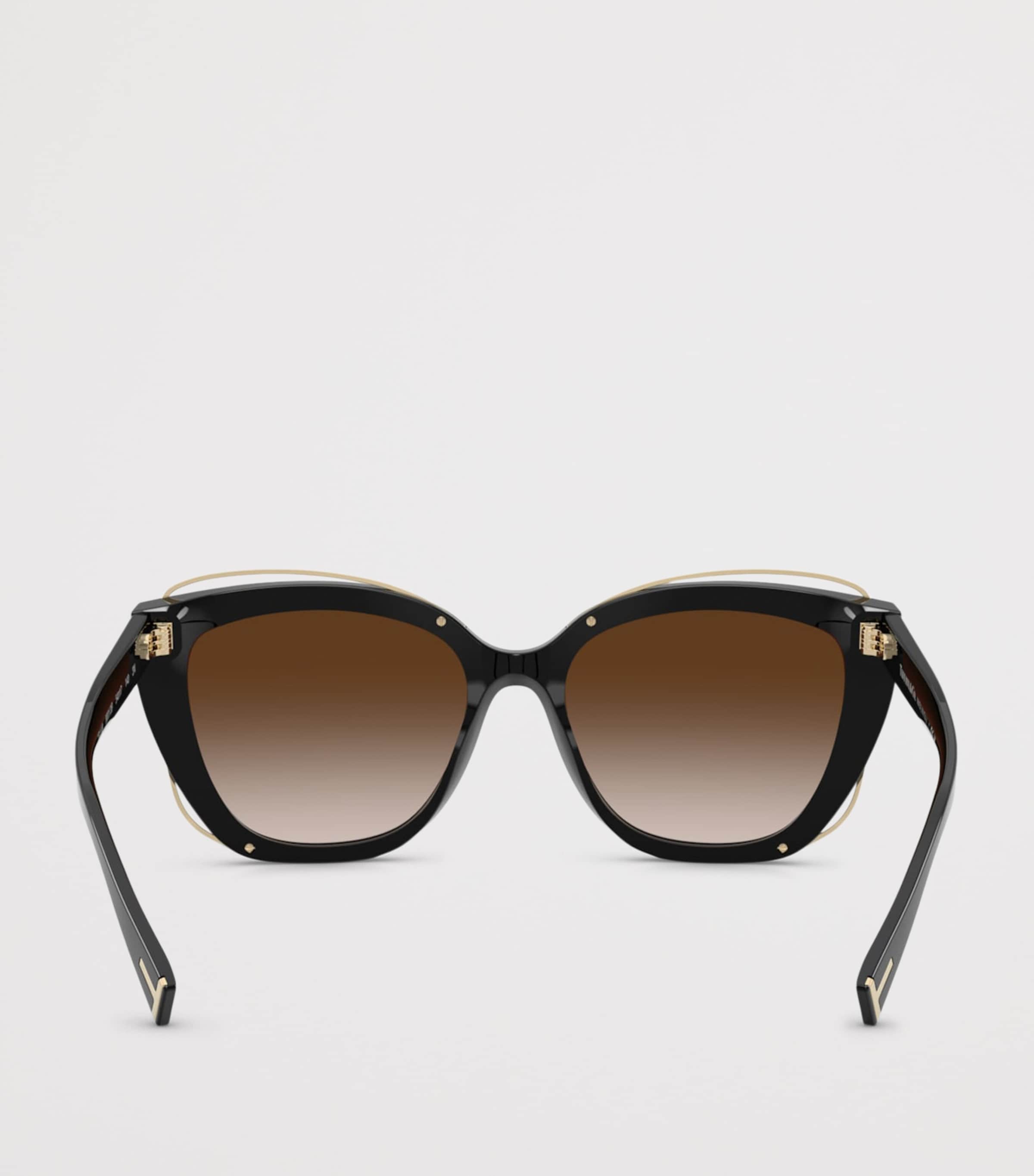 Tiffany & Co. Acetate TF4148 Cat Eye Sunglasses Black Image 4