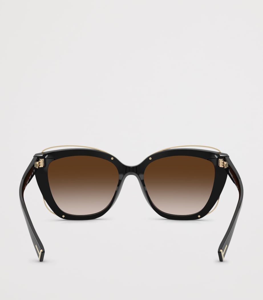 Tiffany & Co. Acetate TF4148 Cat Eye Sunglasses Black Image 4