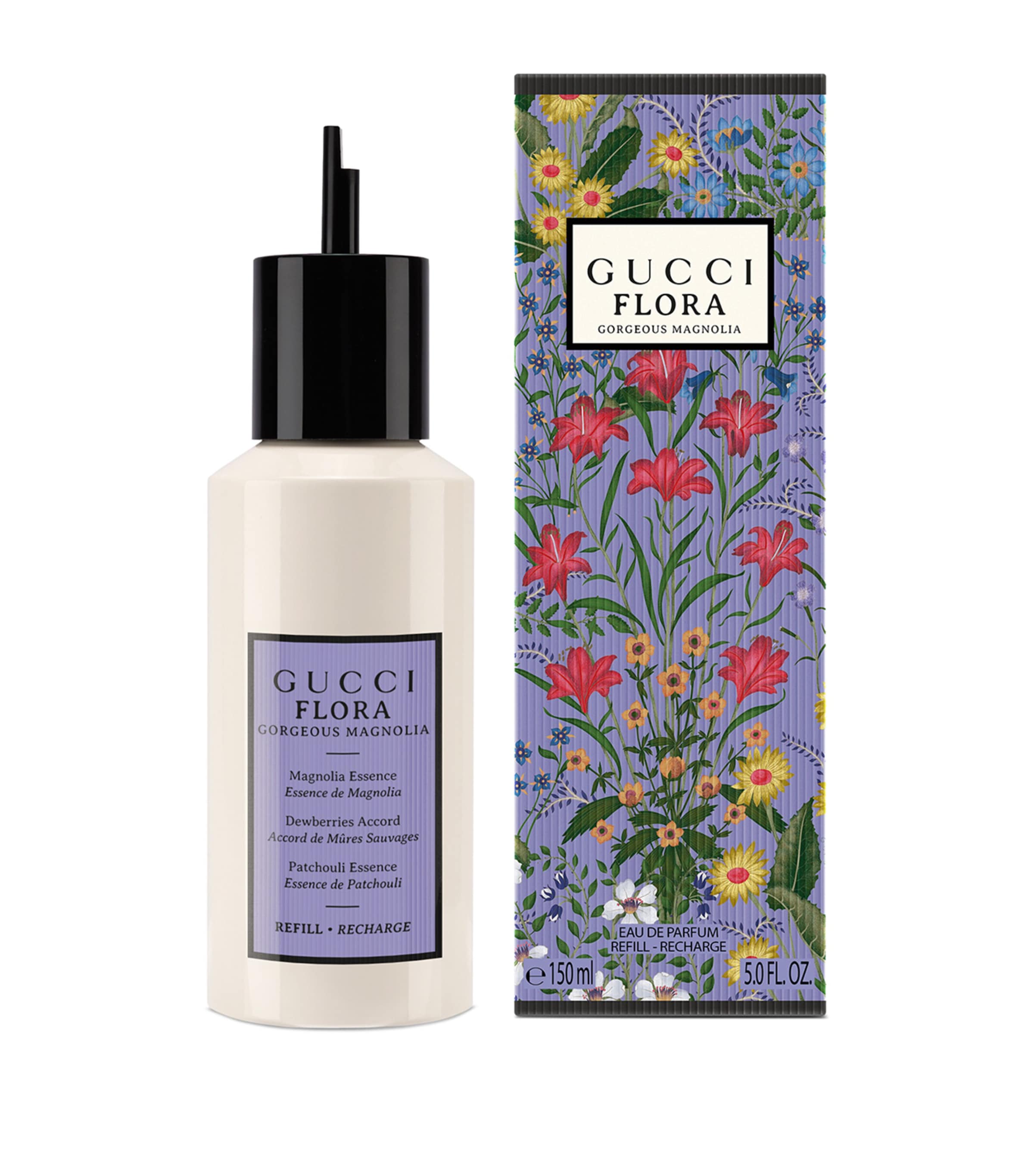 Gucci Gucci Flora Gorgeous Magnolia Eau de Parfum (150ml) - Refill Image 2