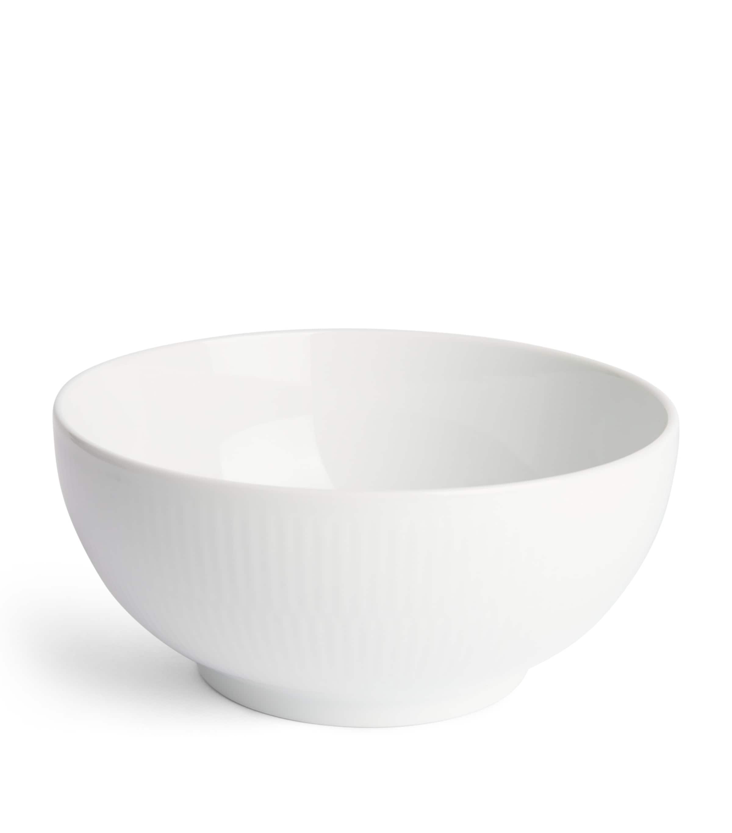 Royal Copenhagen White Fluted Bowl In White