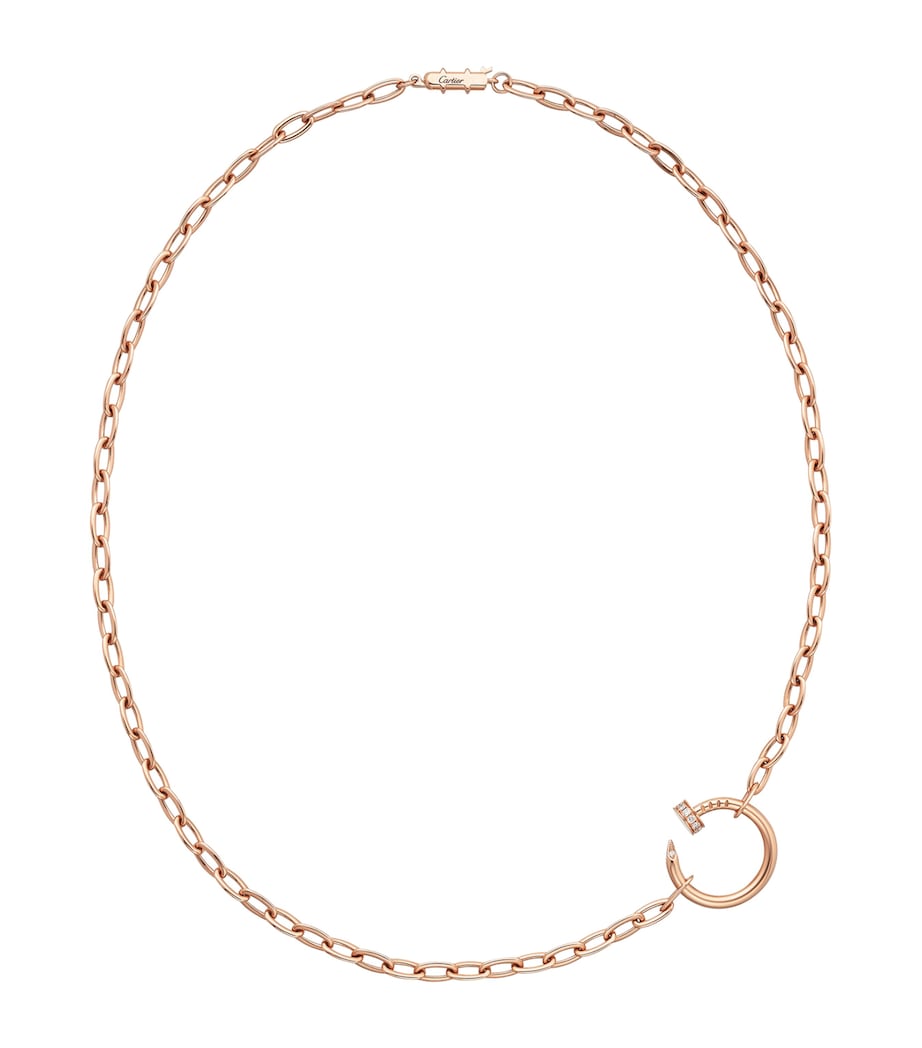 Rose Gold and Diamond Juste un Clou Necklace (45cm) ROSE GOLD Image 1
