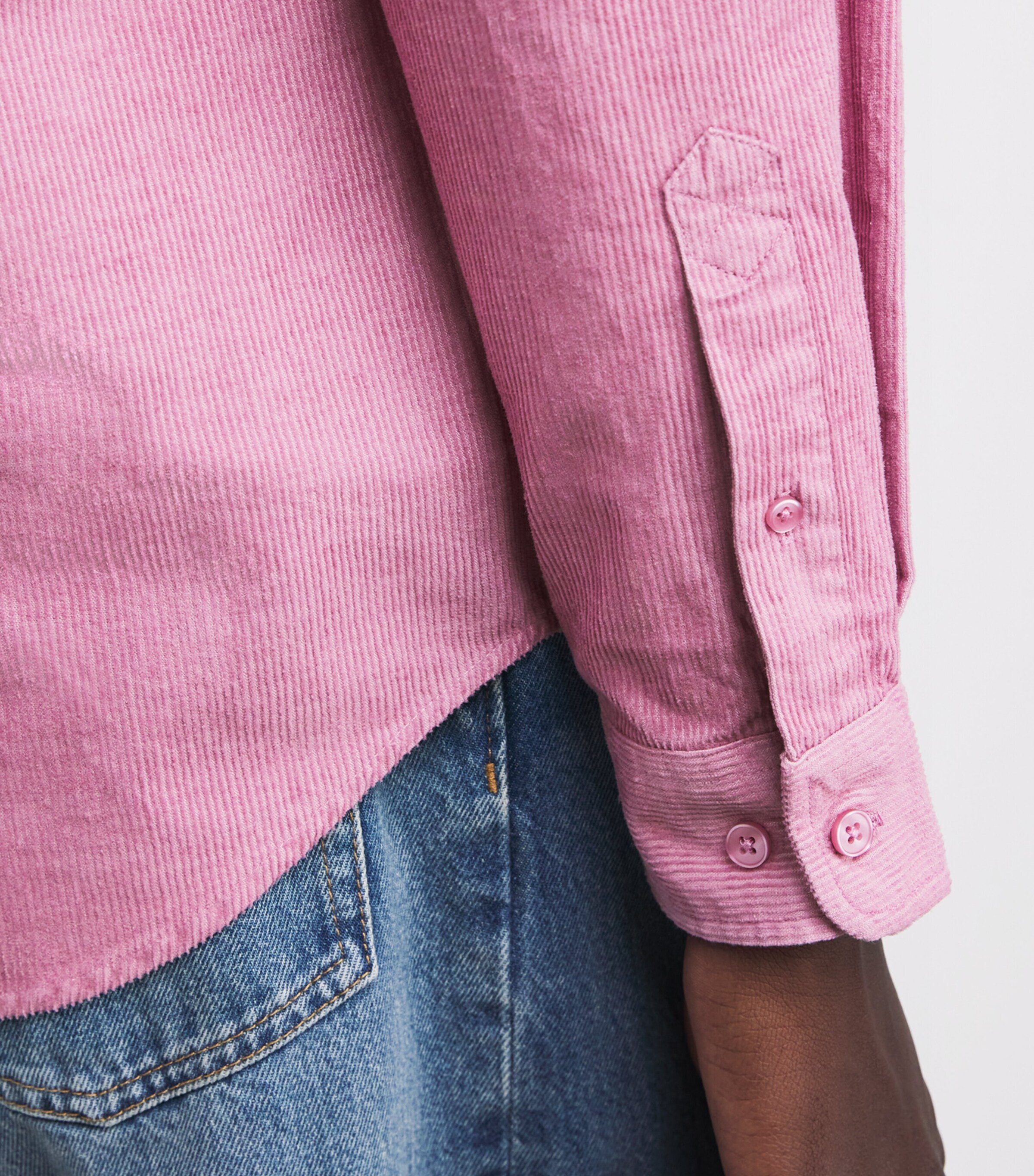 Corduroy Saliam Shirt ORCHID HAZE Image 6