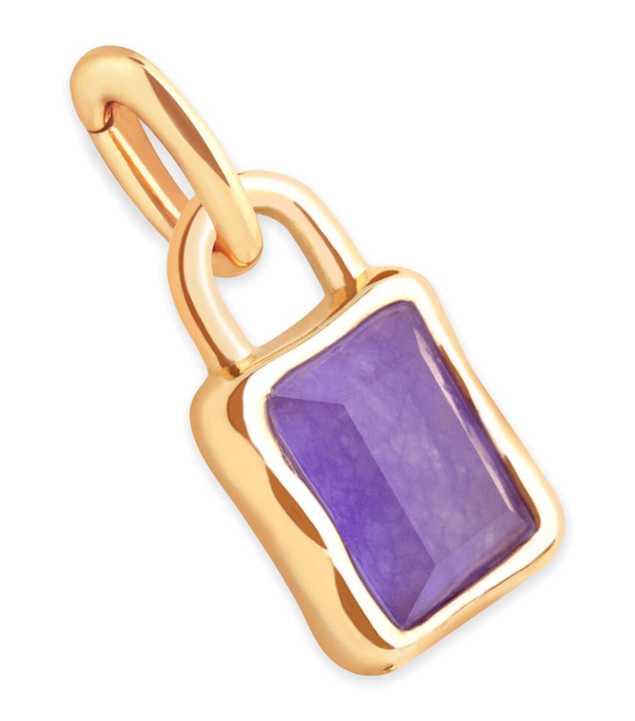 Gold-Plated December Birthstone Charm GOLD Image 1