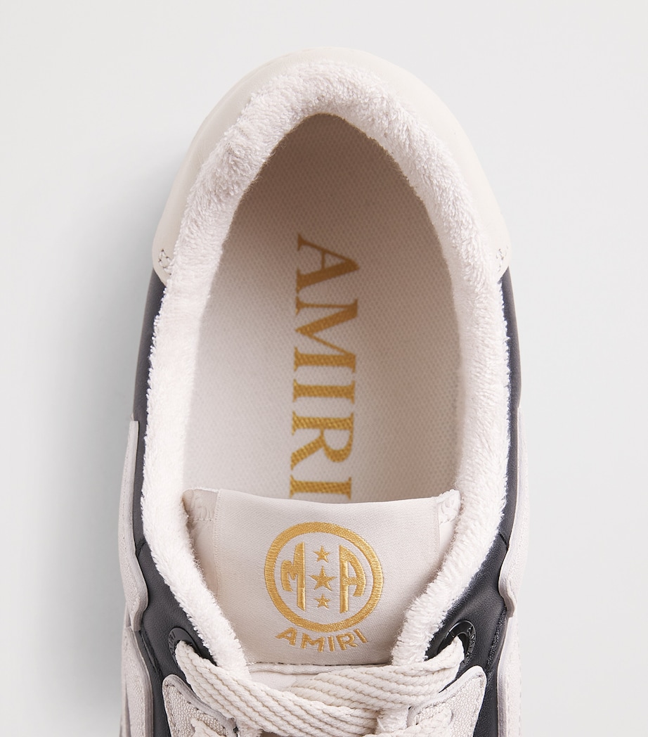 AMIRI Leather Pacific Football Sneakers Black Image 6