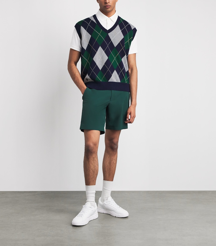 RLX Ralph Lauren Mens Cotton-Blend Sweater Vest Argyle Multi Image 2