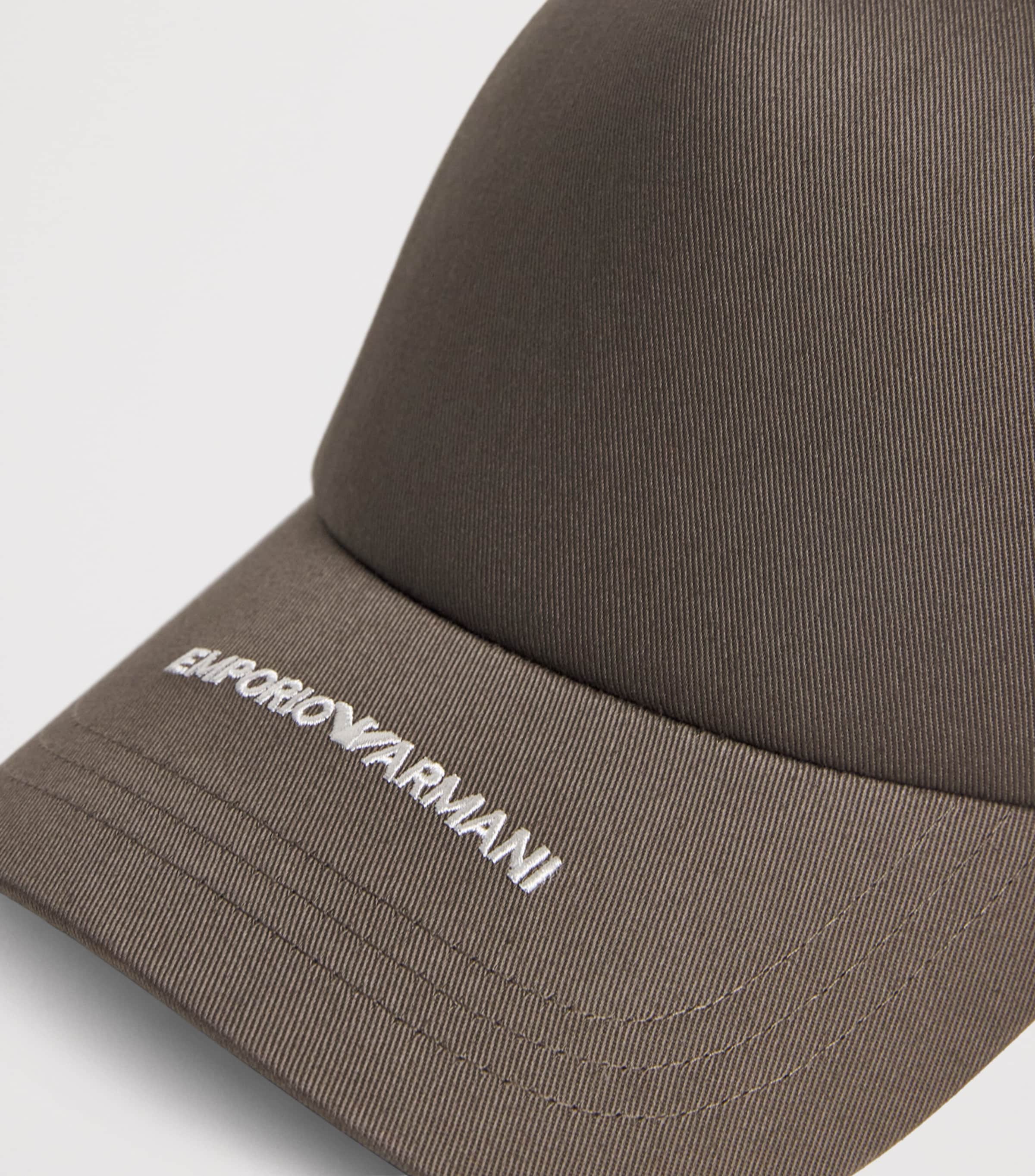 Cotton Logo Baseball Cap M6344 Image 3