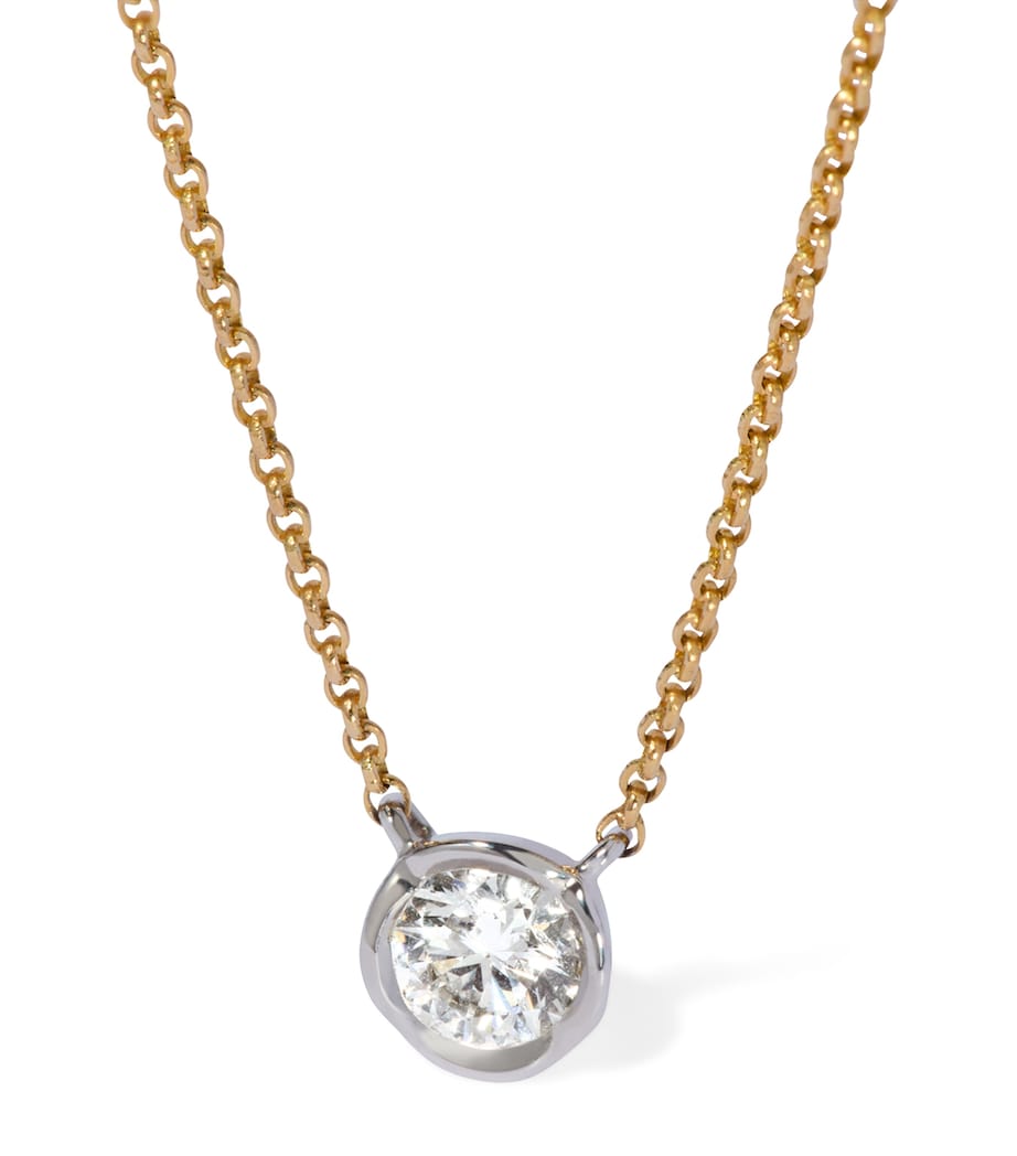 Gold and Diamond Whoopsie Daisy Necklace YELLOW GOLD Image 1