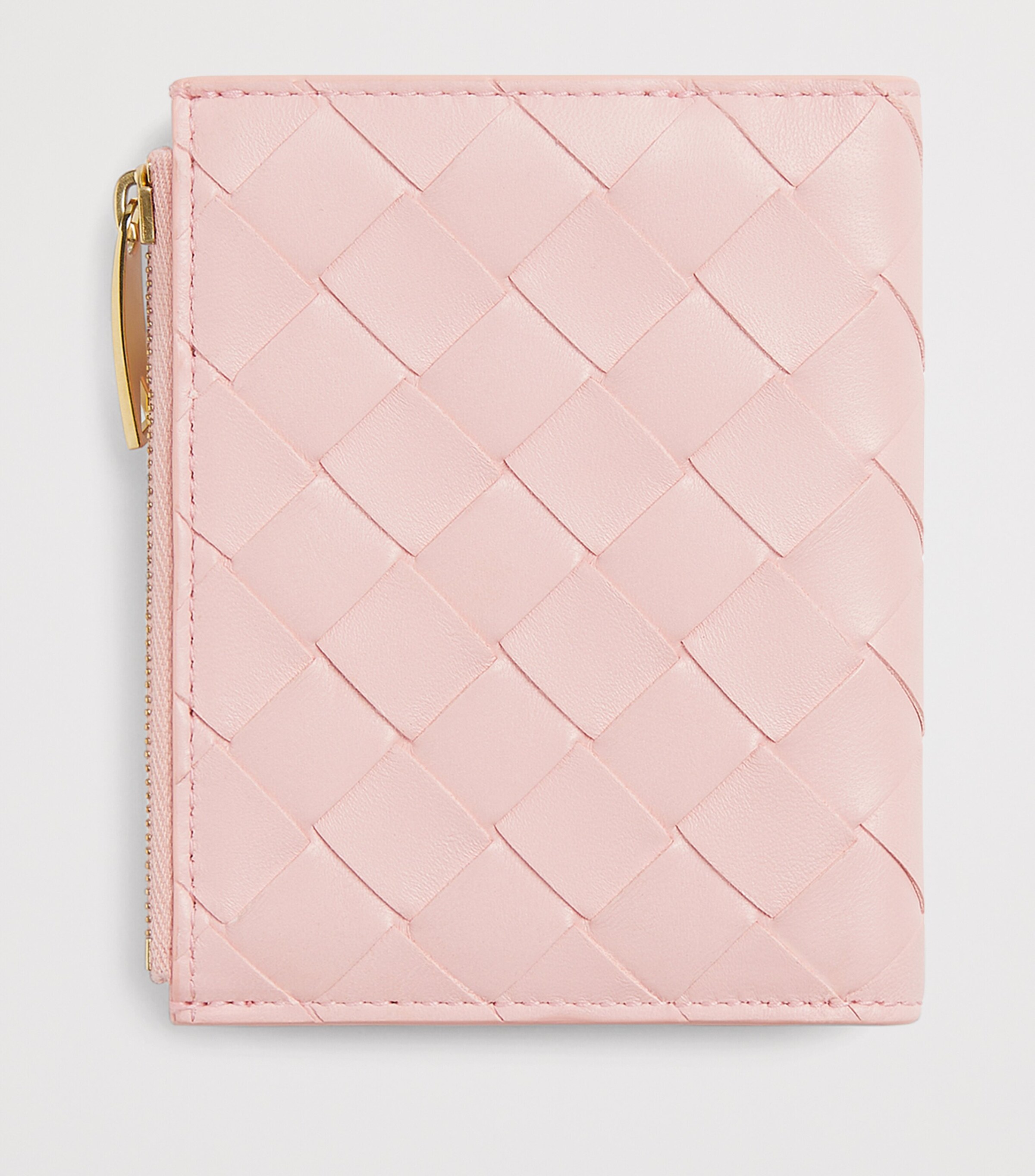 Bottega Veneta Small Leather Intrecciato Bifold Wallet Image 3