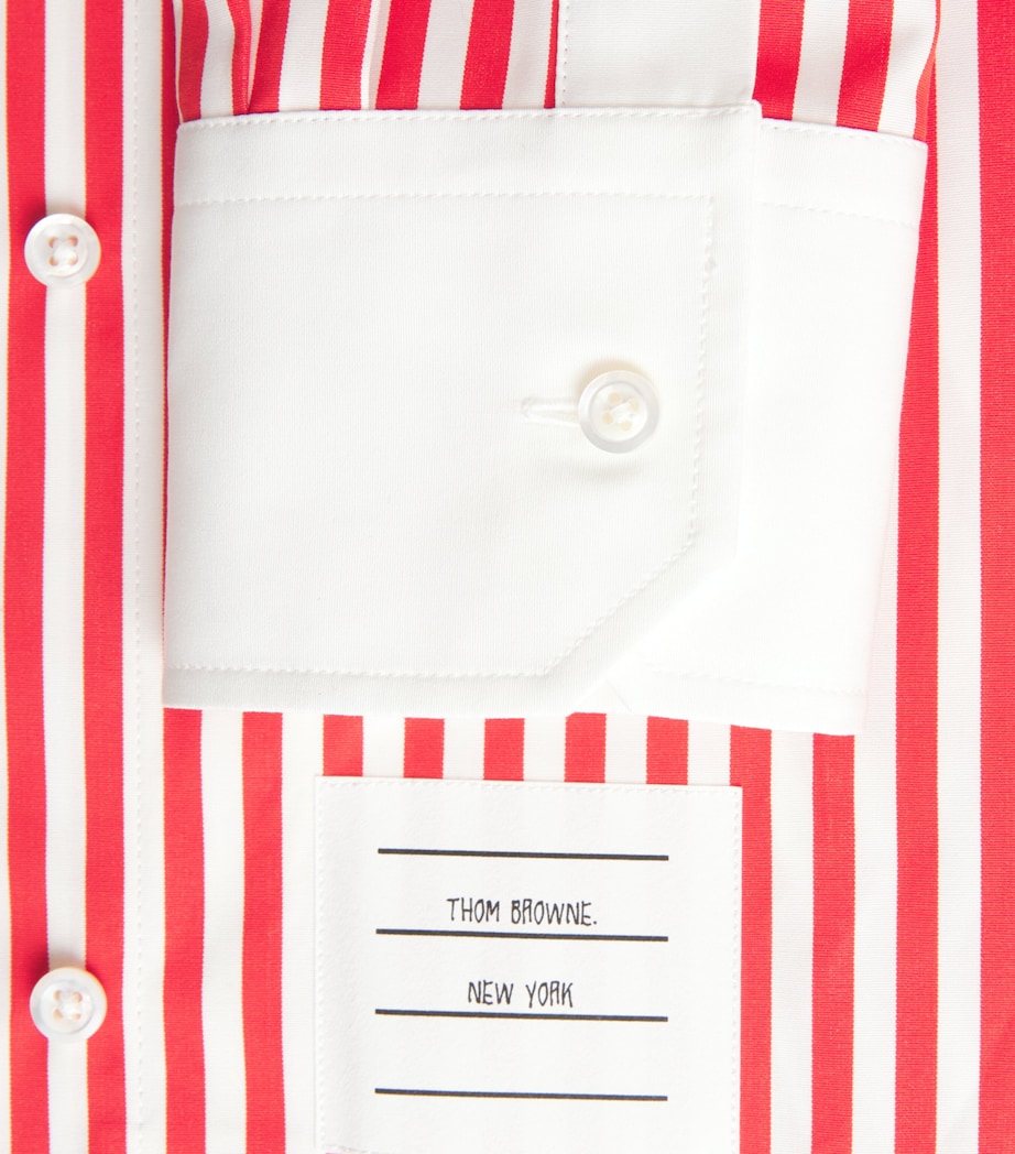 Thom Browne Red Stripe Lobster Shirt | Harrods US