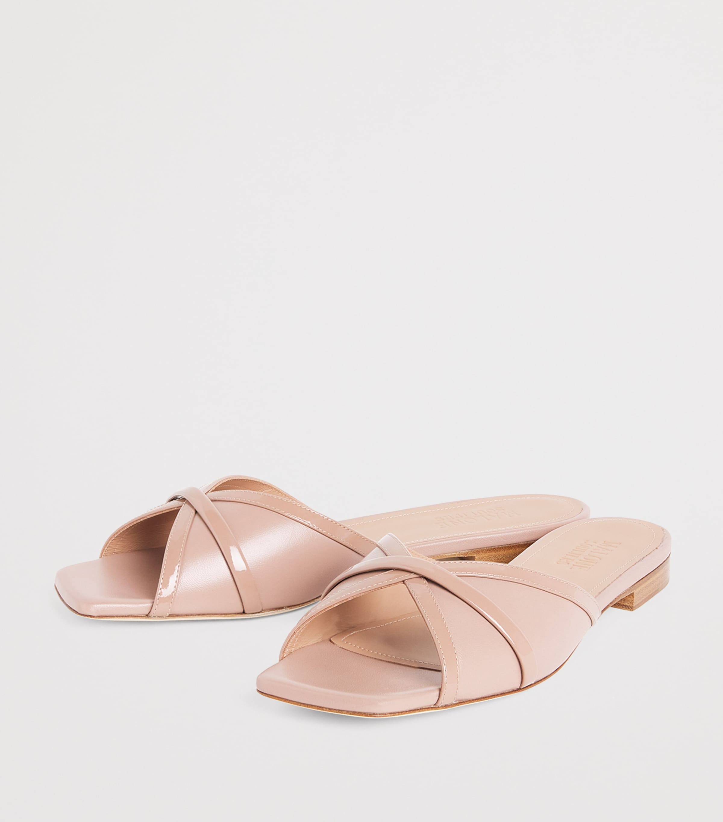 Malone Souliers Leather Perla Sandals Dove Image 3