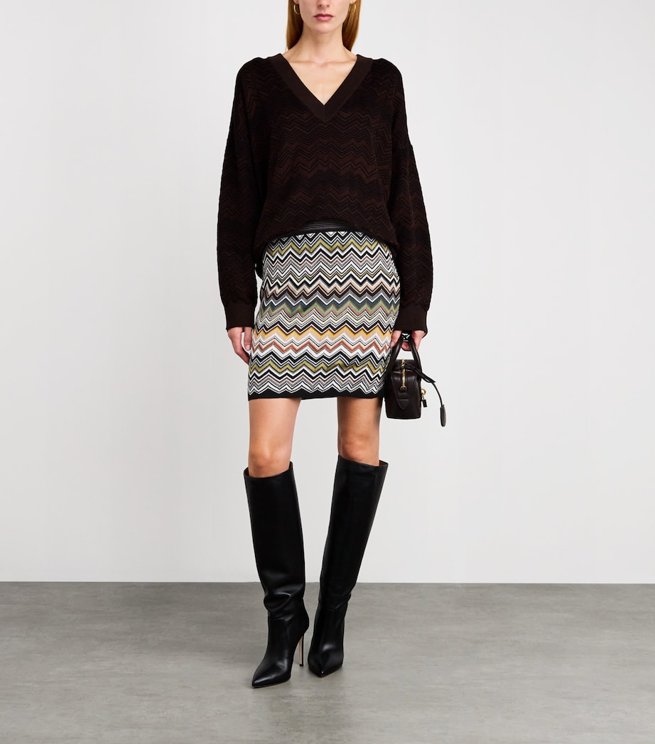 Zigzag Mini Skirt SM9TA MULTICOLOR Image 2